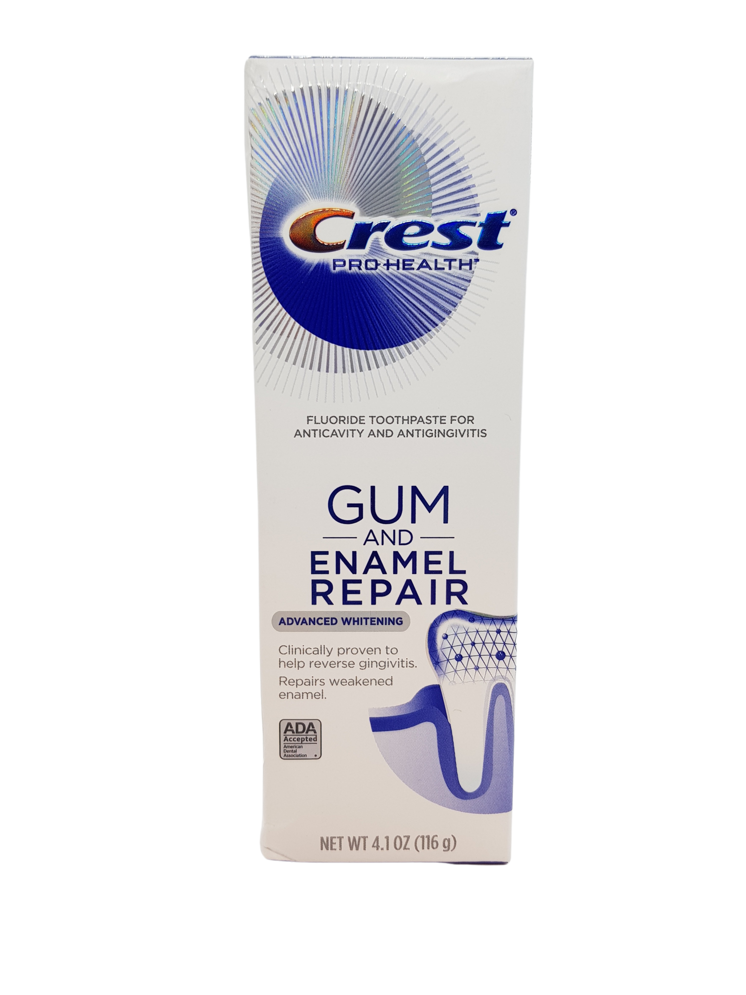 Dentifrice Crest Pro Health pour la récupération des gencives et de l&