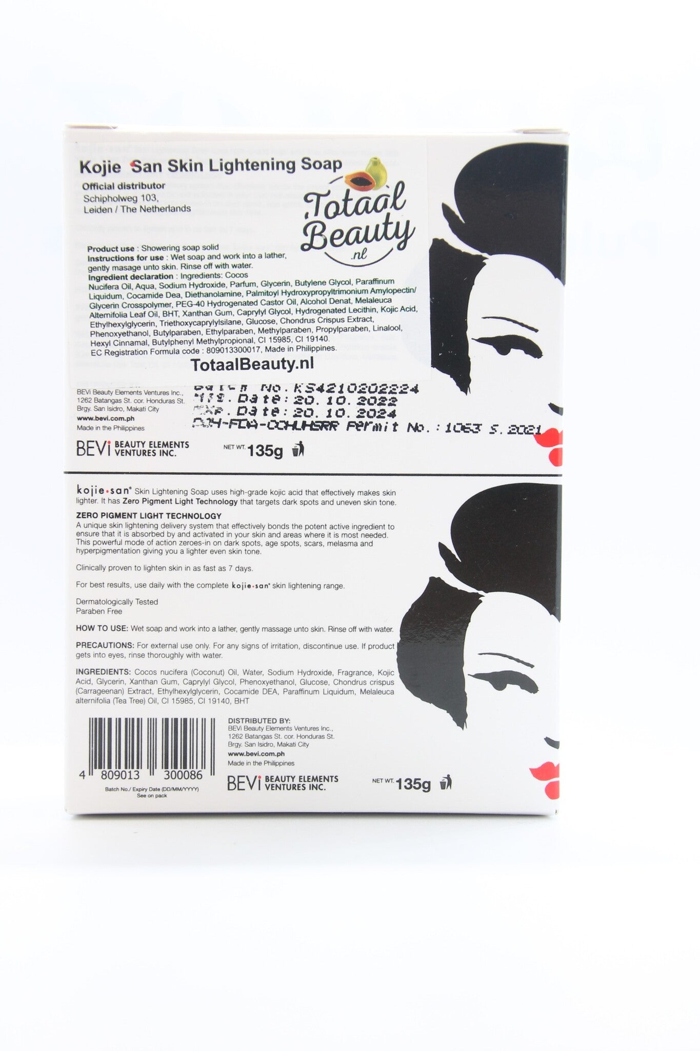 Savon éclaircissant Kojie San 2 x 135 grammes