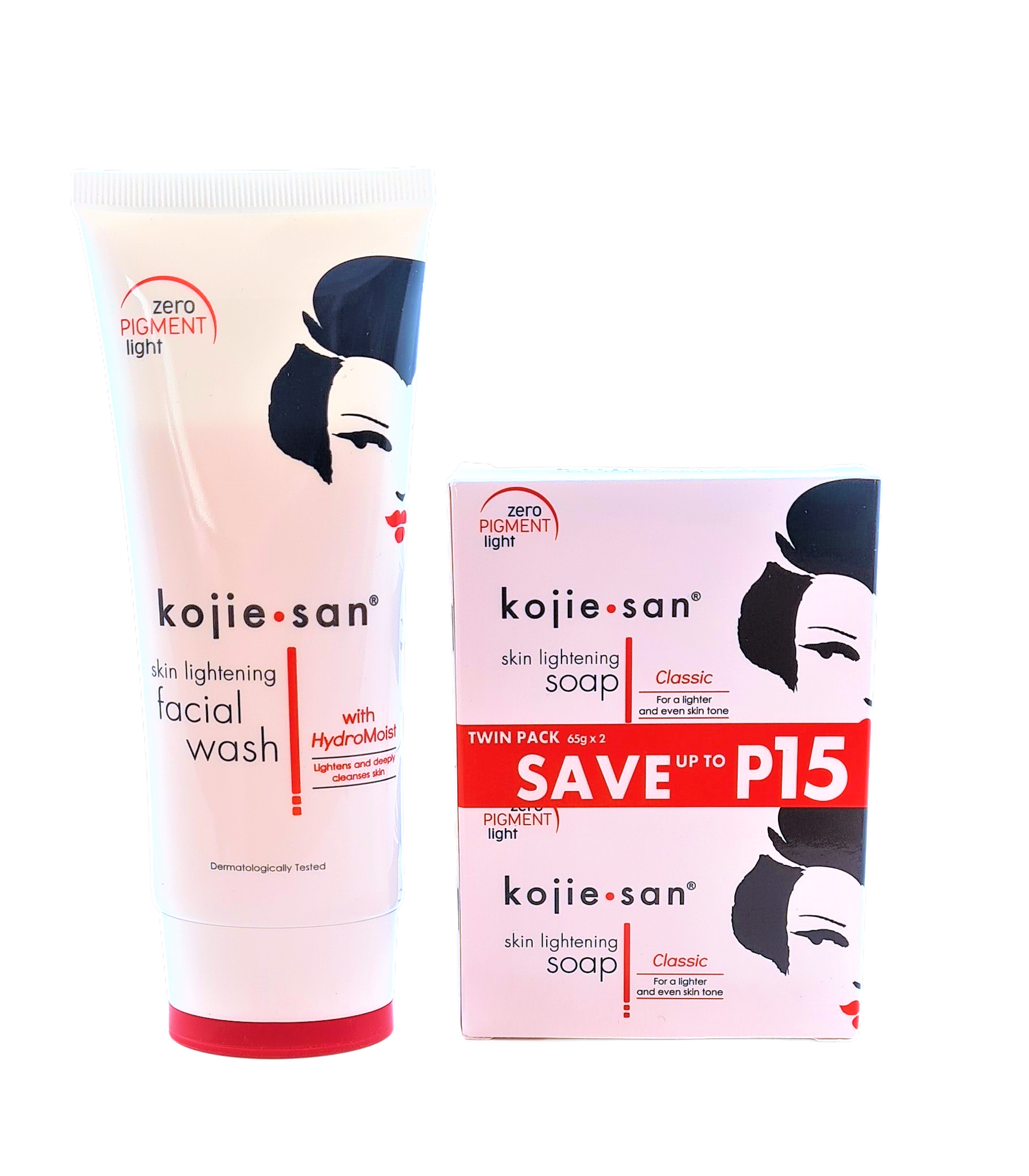 Savon éclaircissant et nettoyant visage KojieSan, 100 grammes