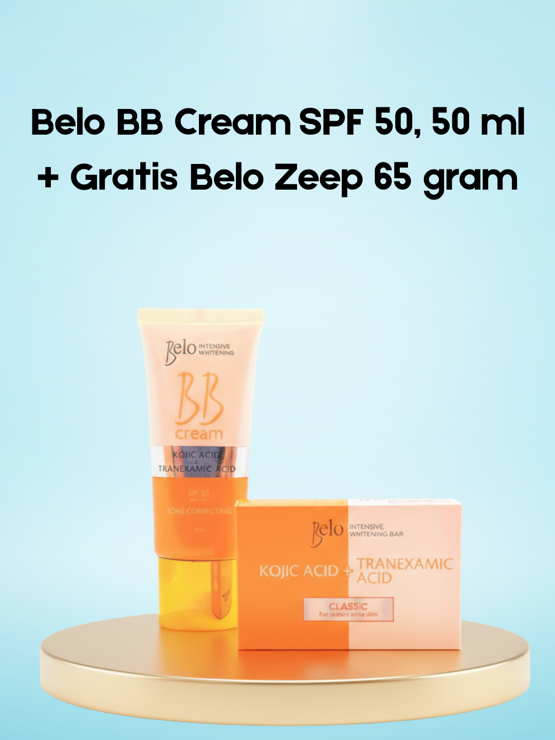 Crème BB Belo SPF 50, 50 ml + Savon Belo gratuit 65 g