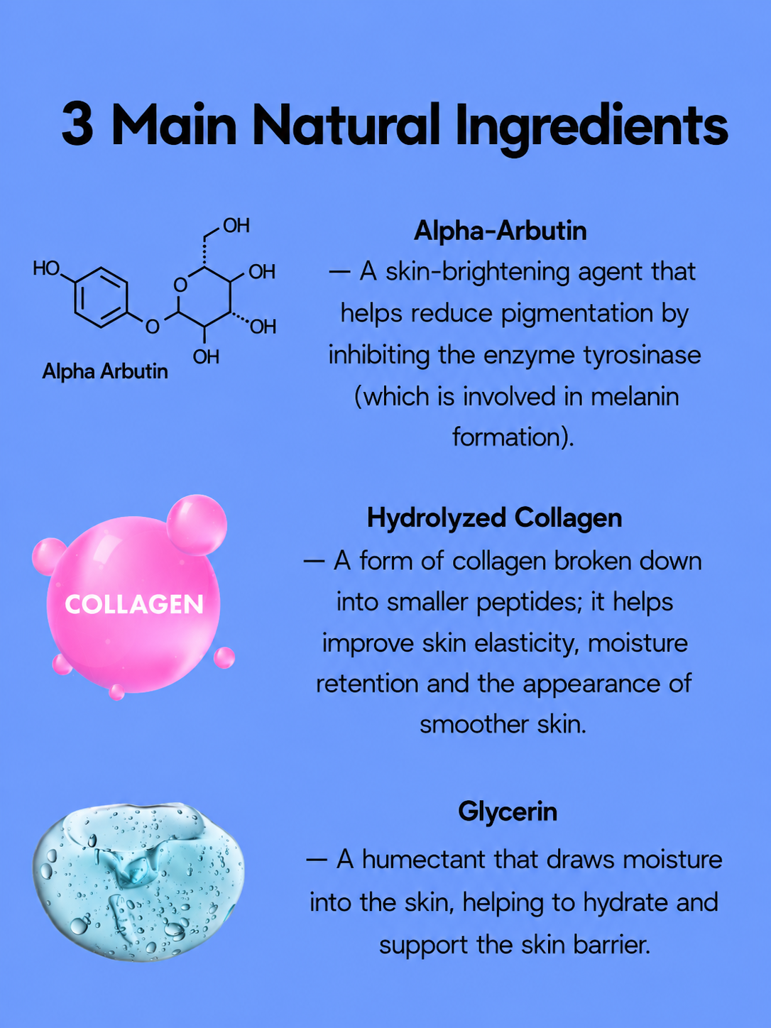 Alpha Arbutin 3 Plus Collagen 3 Plus Cream – Verhelderende & Voedende Gezichtscrème – Helpt Donkere Vlekken te verminderen, Egaliseert de Huidtint & Ondersteunt Huidelasticiteit – Voor een Stralende, Gladde & Gezonde Huid