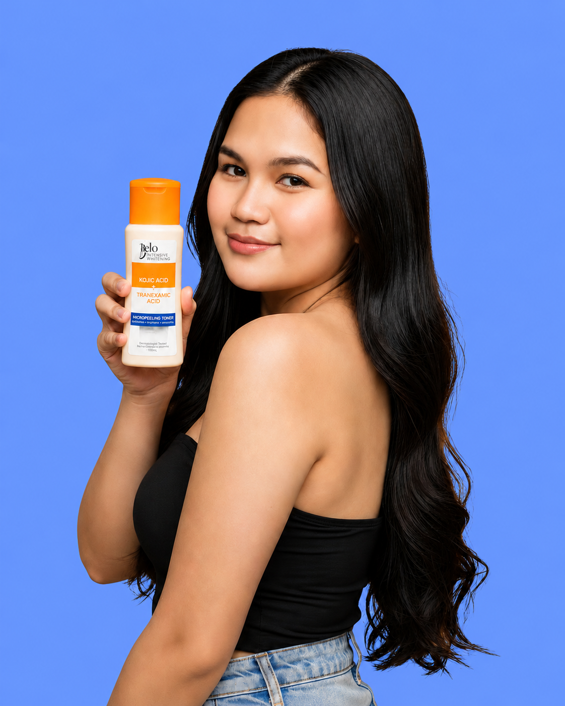 Belo Intensive Whitening Micropeeling Toner – 100 ml – Verhelderende & Exfoliërende Huidtoner – Helpt Donkere Vlekken te verminderen, Egaliseert de Huidtint & Bereidt de Huid Voor op Hydratatie – Voor een Gladde, Stralende & Gezonde Teint