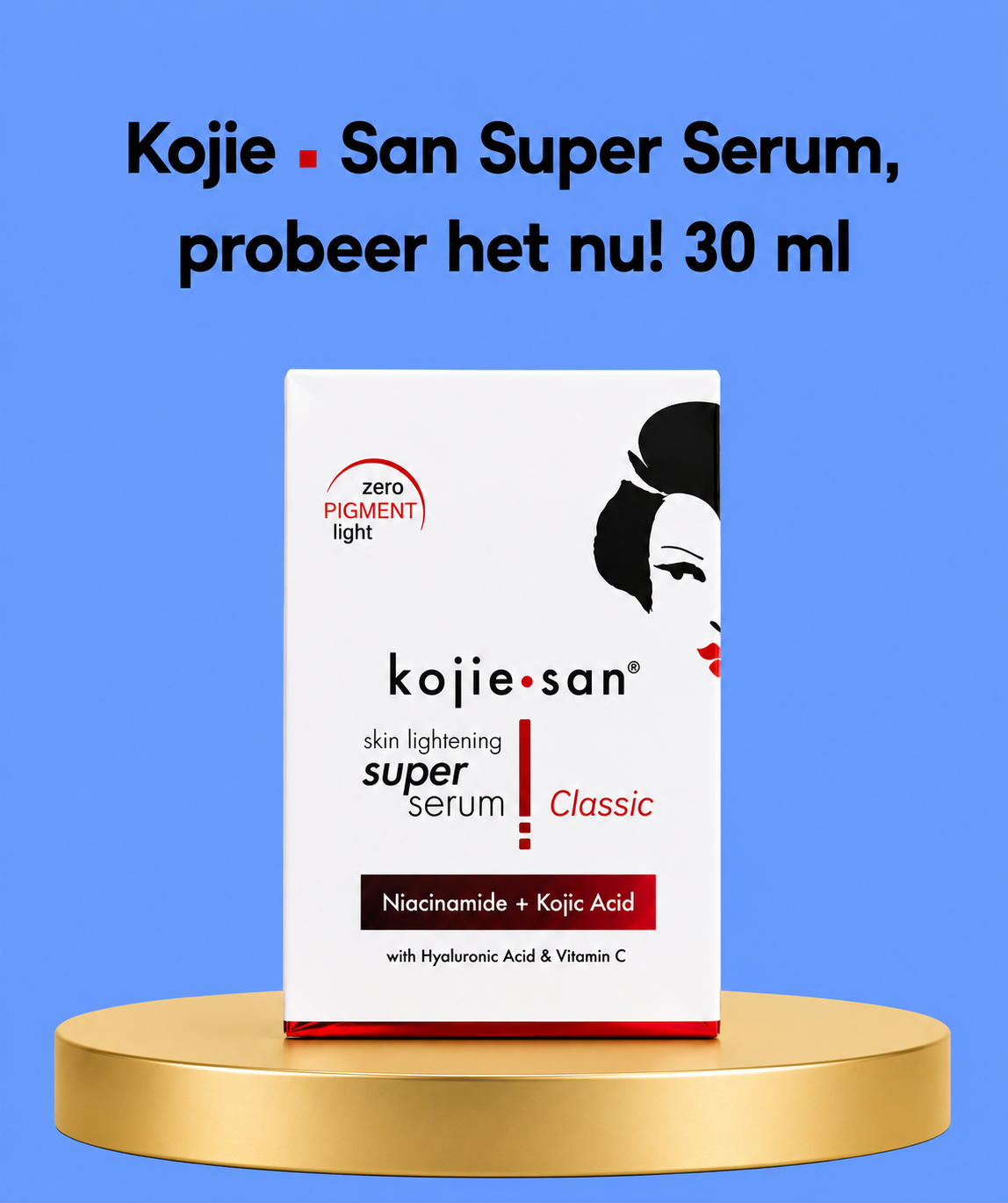 Kojie San Super Serum – 30 ml – Sérum hydratant et hydratant – Aide à nettoyer, égaliser la teinte d&