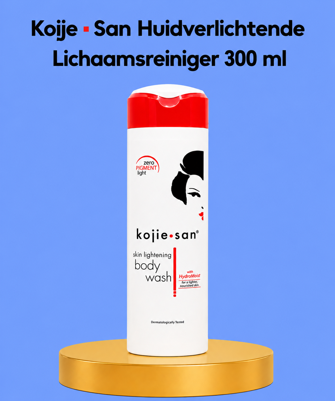 Kojie San Skin Lightening Body Wash – 300 ml – Nettoyant pour le corps polyvalent et régénérant – Aide à nettoyer, égaliser la teinte et l&