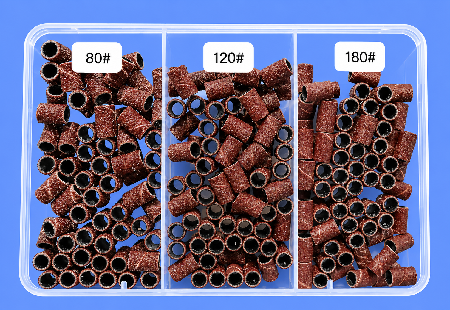 Rouleaux abrasifs pour pédicure – 210 pièces – Professionnel Voetverzorging – Voor Het Verwijderen van Dode Huidcellen, Egaliseren van Eelt & Voor Zachte, Gladde Voeten