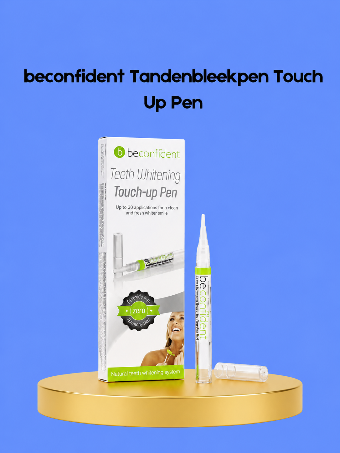 BeConfident Teeth Whitening Touch Up Pen – gemakkelijk & effectief – Verwijdert Vlekken, Verheldert Tanden & Bevordert een Stralende, Witte Glimlach – Voor Zelfverzekerd en Gezond Uitziend Tandglazuur
