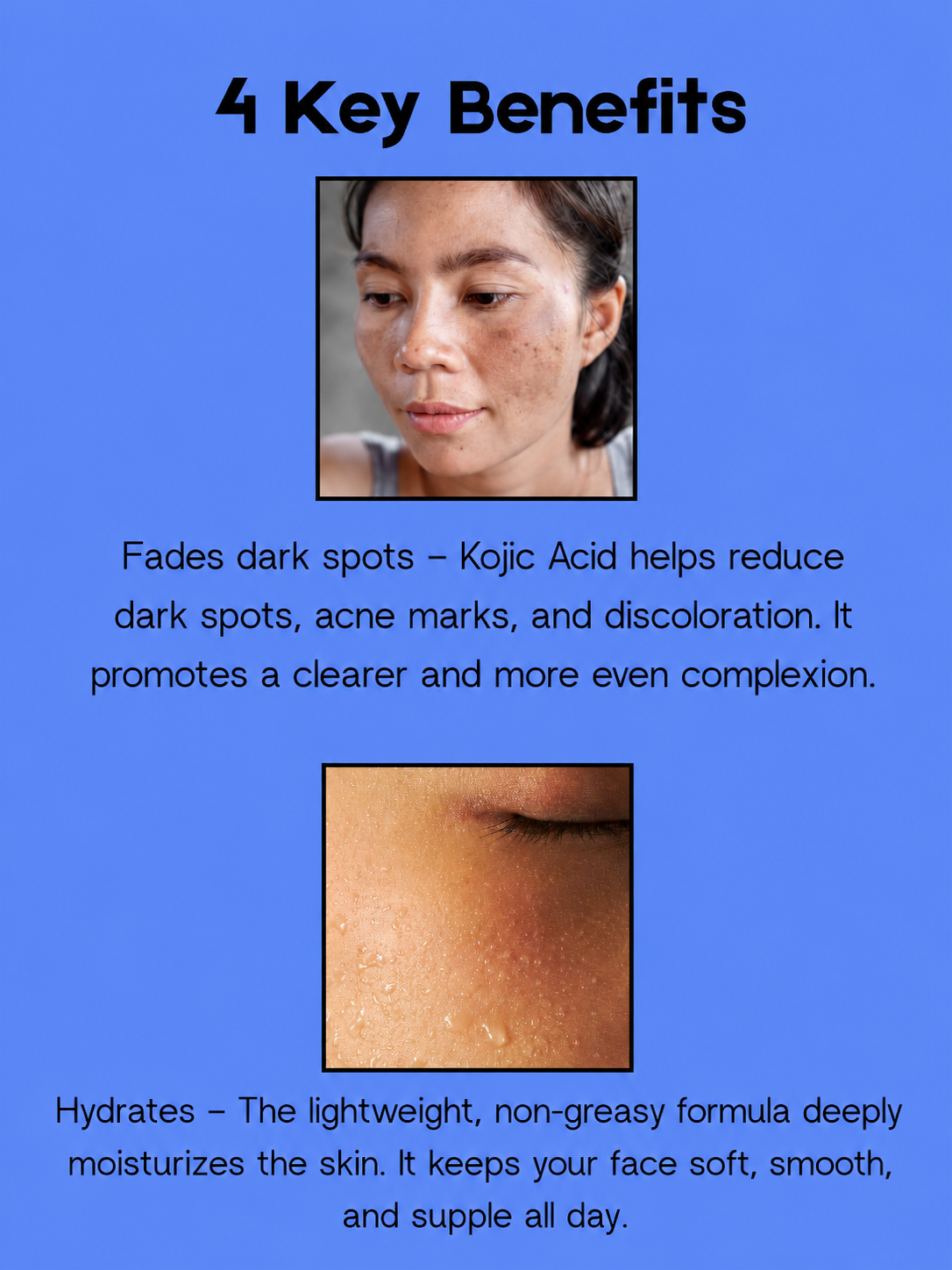 Kojie San Dream White Crème de Jour Anti-Âge SPF 30 – 30 g + Savon Anti-Âge Dream White 2×135 g – Ensemble complet et hydratant qui donne une teinte hydratante égalisée et optimale – Pour une joie, une straendance et une gezonde humides