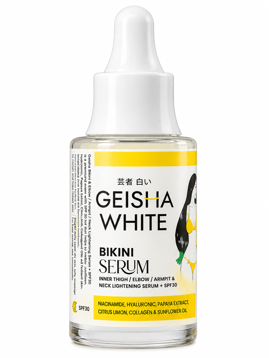 Geisha White Bikini Serum SPF30 – 30ML