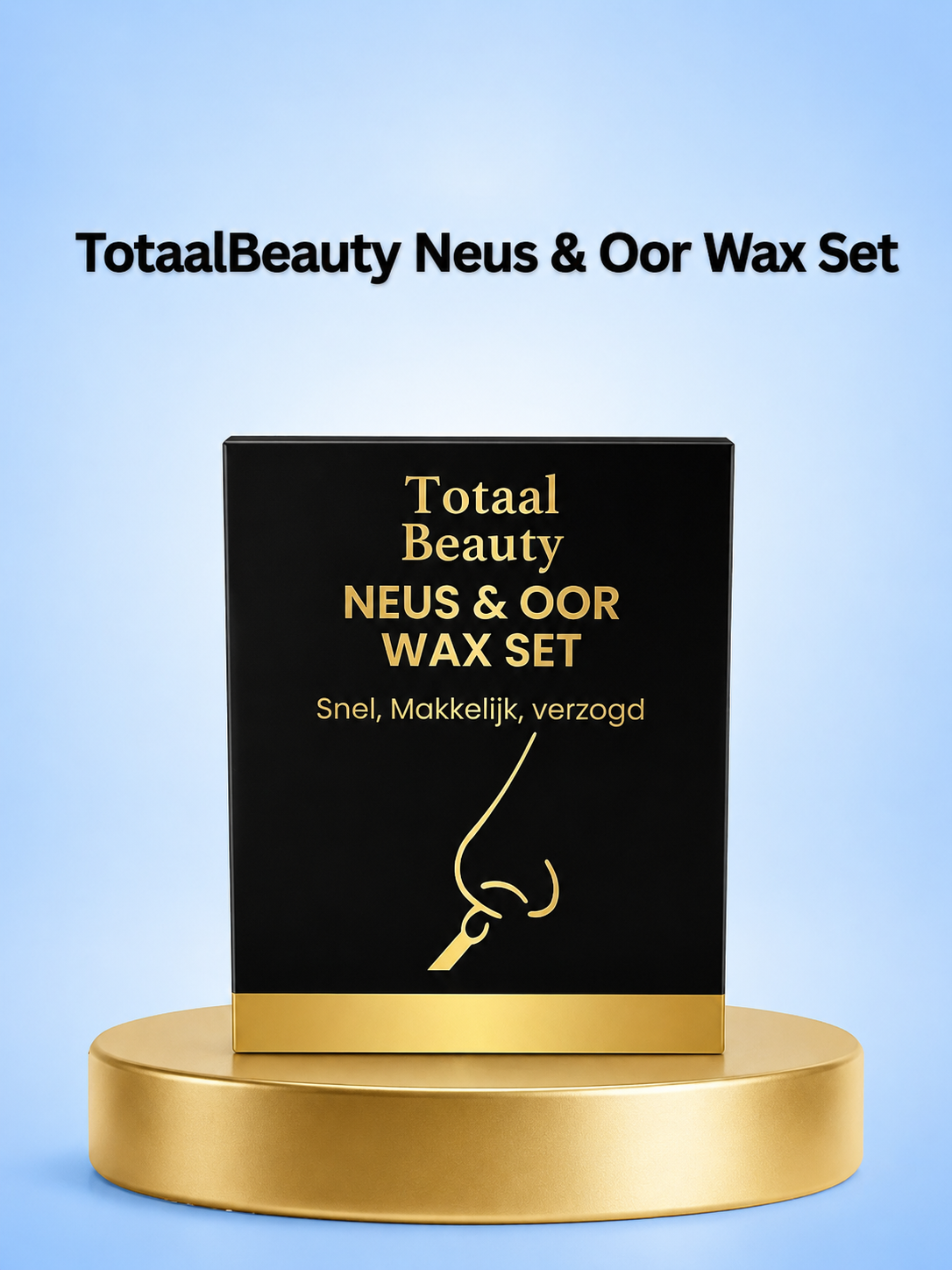 TotaalBeauty Neus & Oor Wax Set – Professionele Ontharingsset voor Neus- & Oorhaar – Snelle, Veilige & Effectieve Haarverwijdering – Langdurig Glad Resultaat – Voor een Verzorgde & Frisse Uitstraling