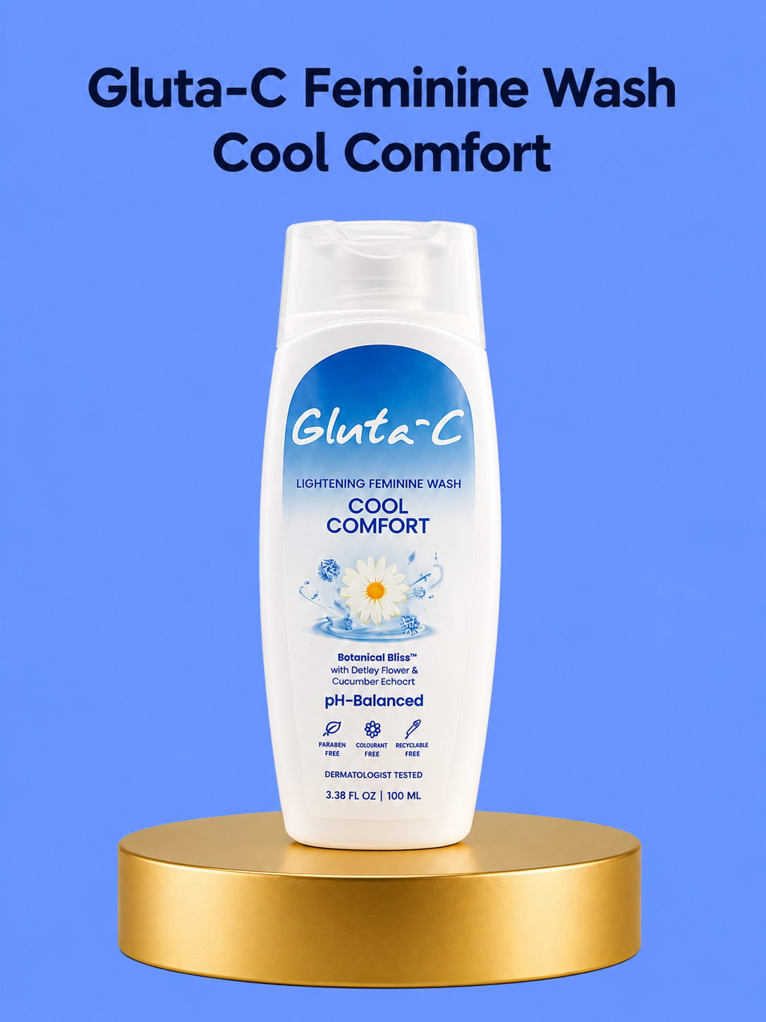 Gluta-C Feminine Wash Cool Comfort – Verfrissende Intieme Reiniging – 100 ml