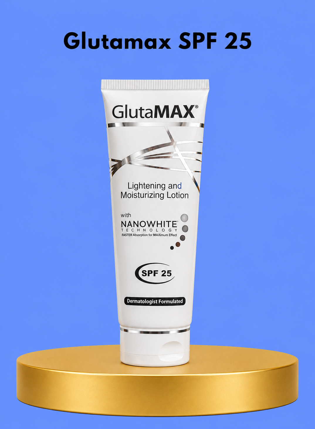 GlutaMAX Lightening & Moisturizing Lotion SPF 25 – Zichtbaar Lichtere, Gladde & Beschermde Huid