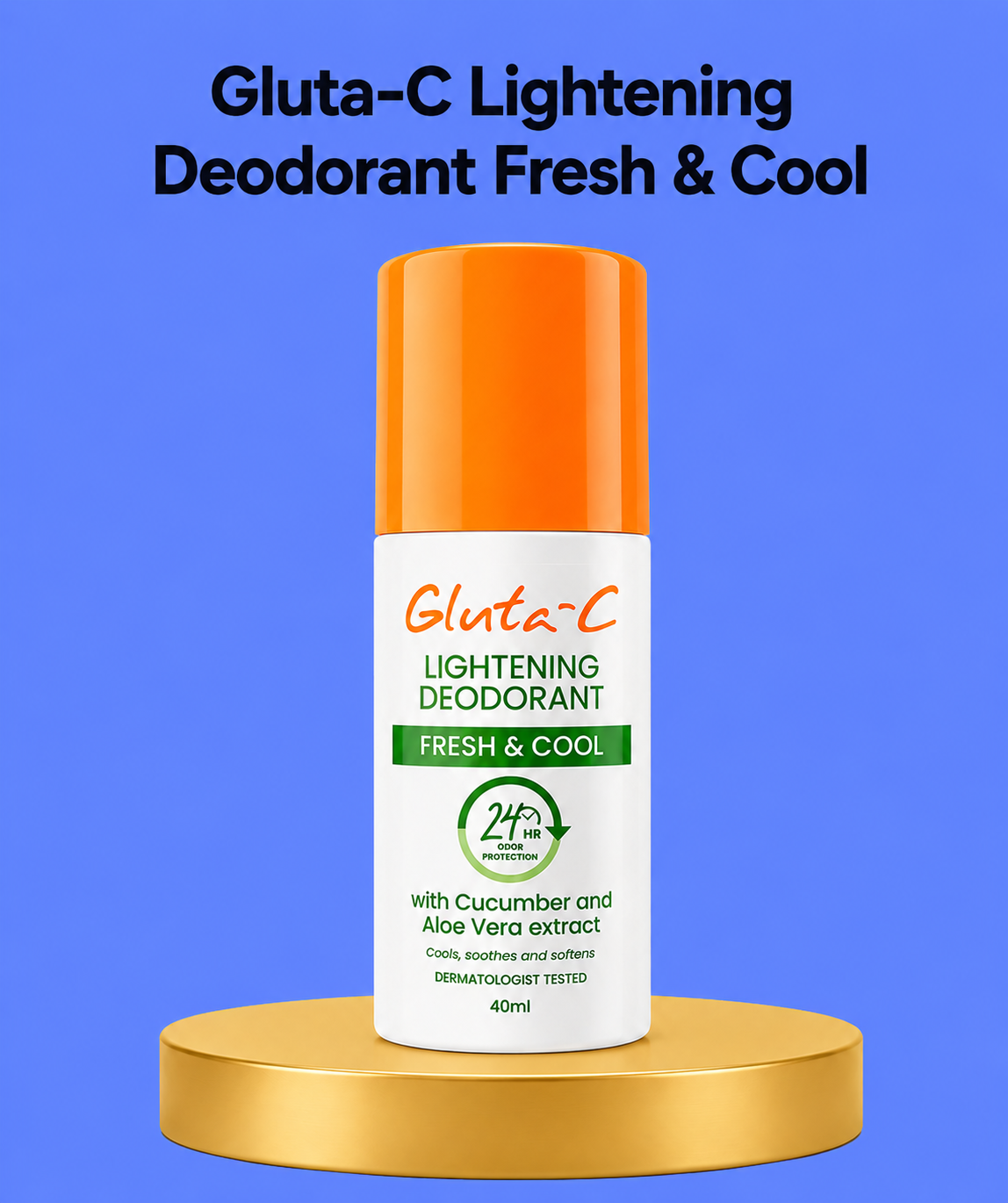 Gluta-C Lightening Deodorant Fresh & Cool Blijf de Hele Dag Fris, Koel & Zelfverzekerd