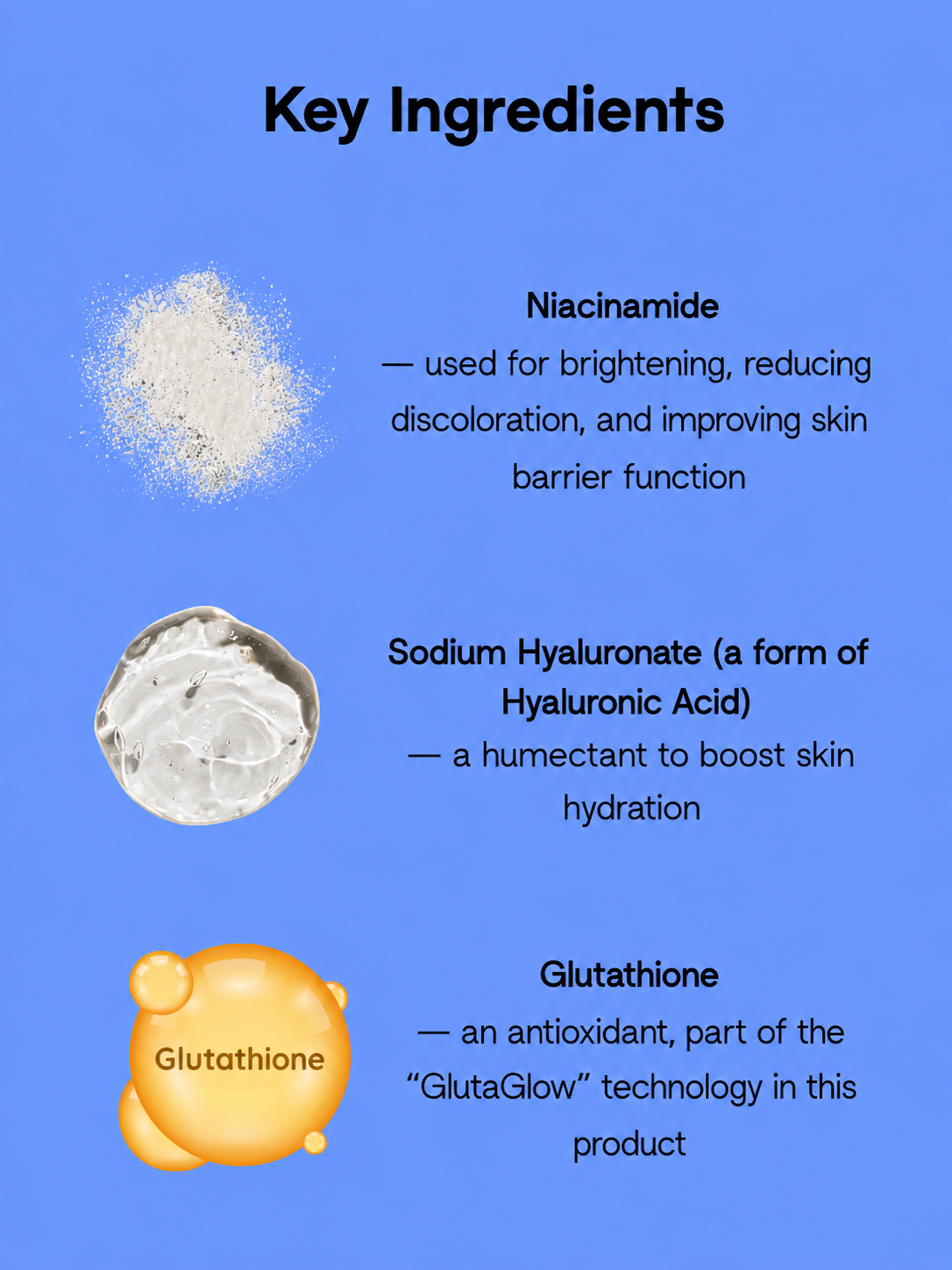 White Korea Vitamin C Glow Booster Serum - 40 ml - Sérum hydratant et hydratant - Aide à donner des soins, égaliser la teinte d&