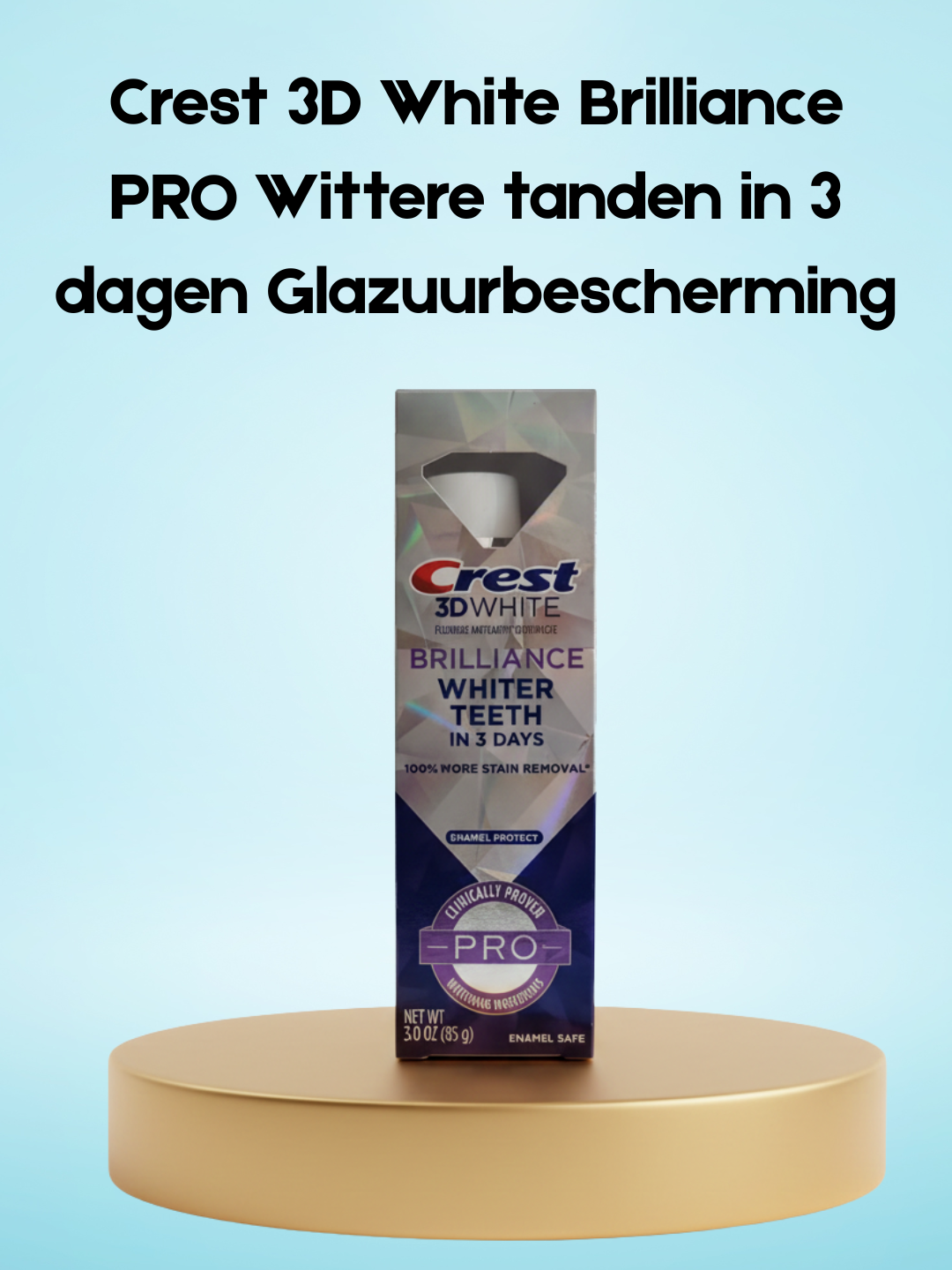 Crest 3D White Brilliance PRO Wittere tanden in 3 dagen Glazuurbescherming