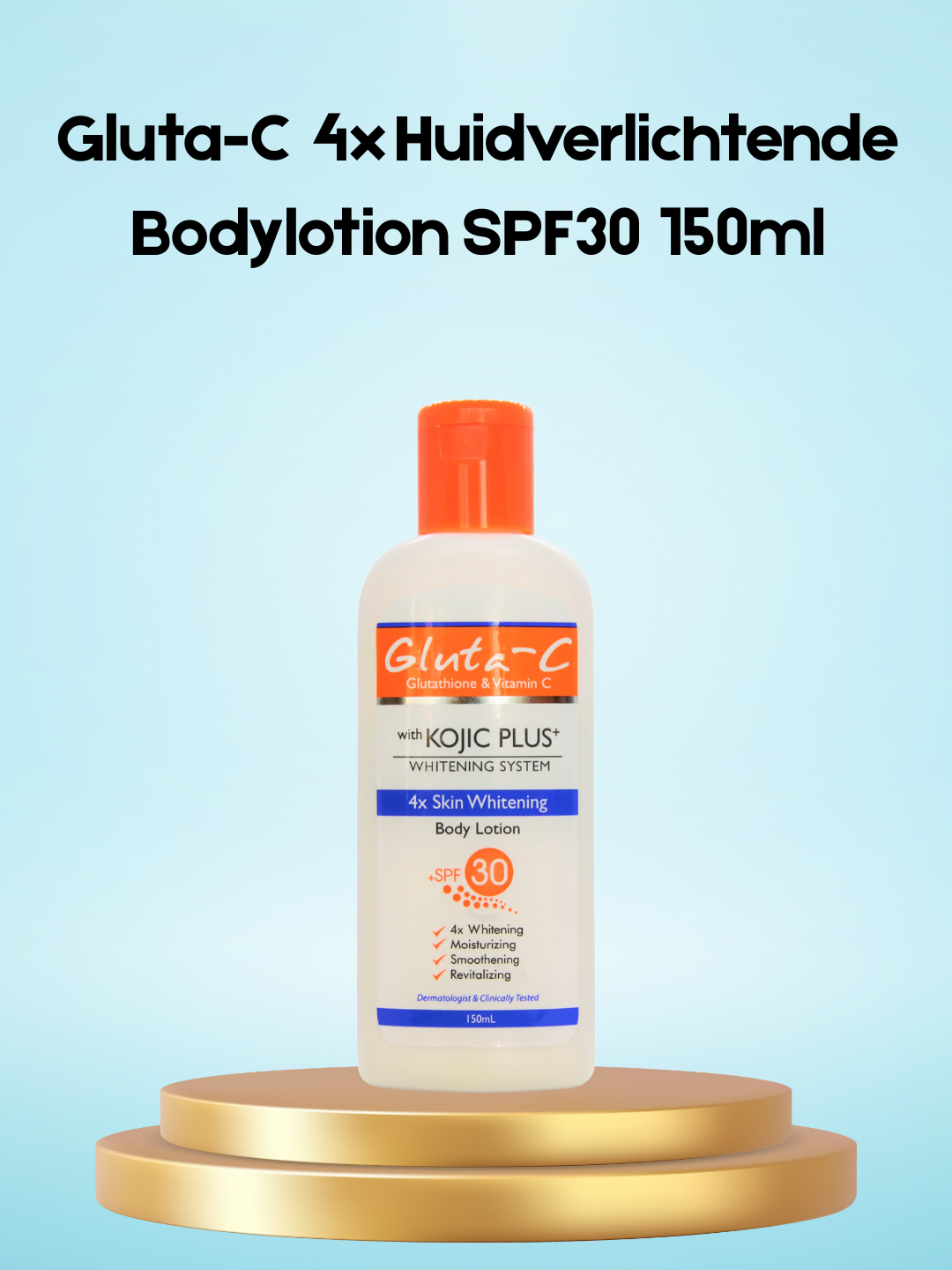 glutathione whitening lotion with spf 30 Gluta-C 4× Skin Lightening Body Lotion SPF 30 – 150 ml – Verhelderende – Totaal Beauty