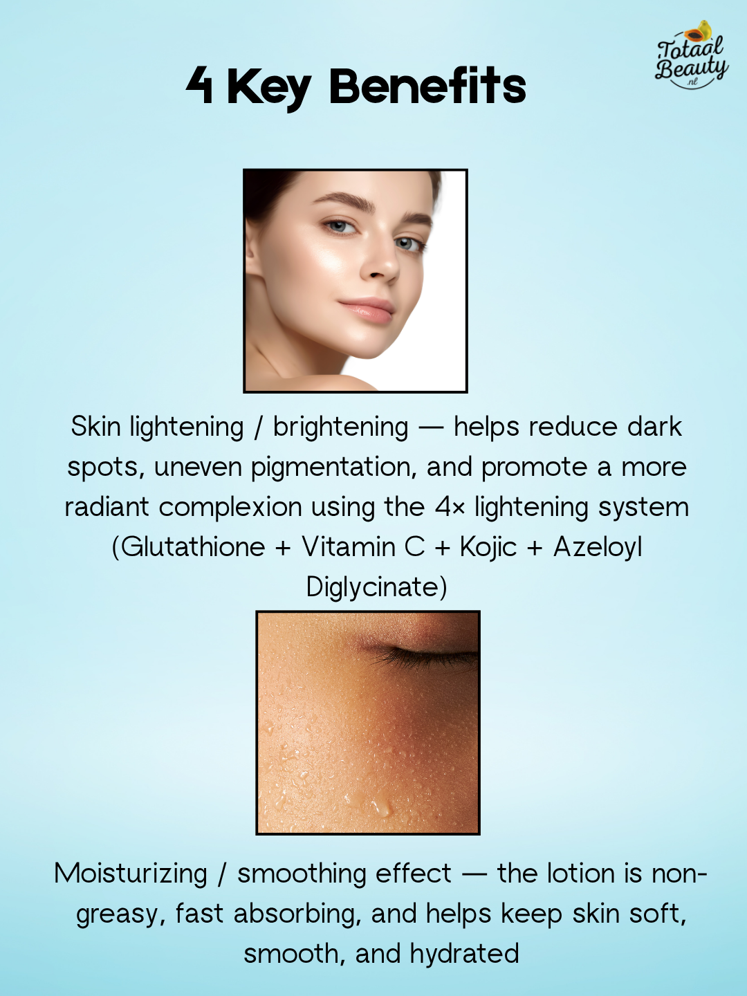 Gluta-C 4x Huidverlichtende Bodylotion SPF30 150ml