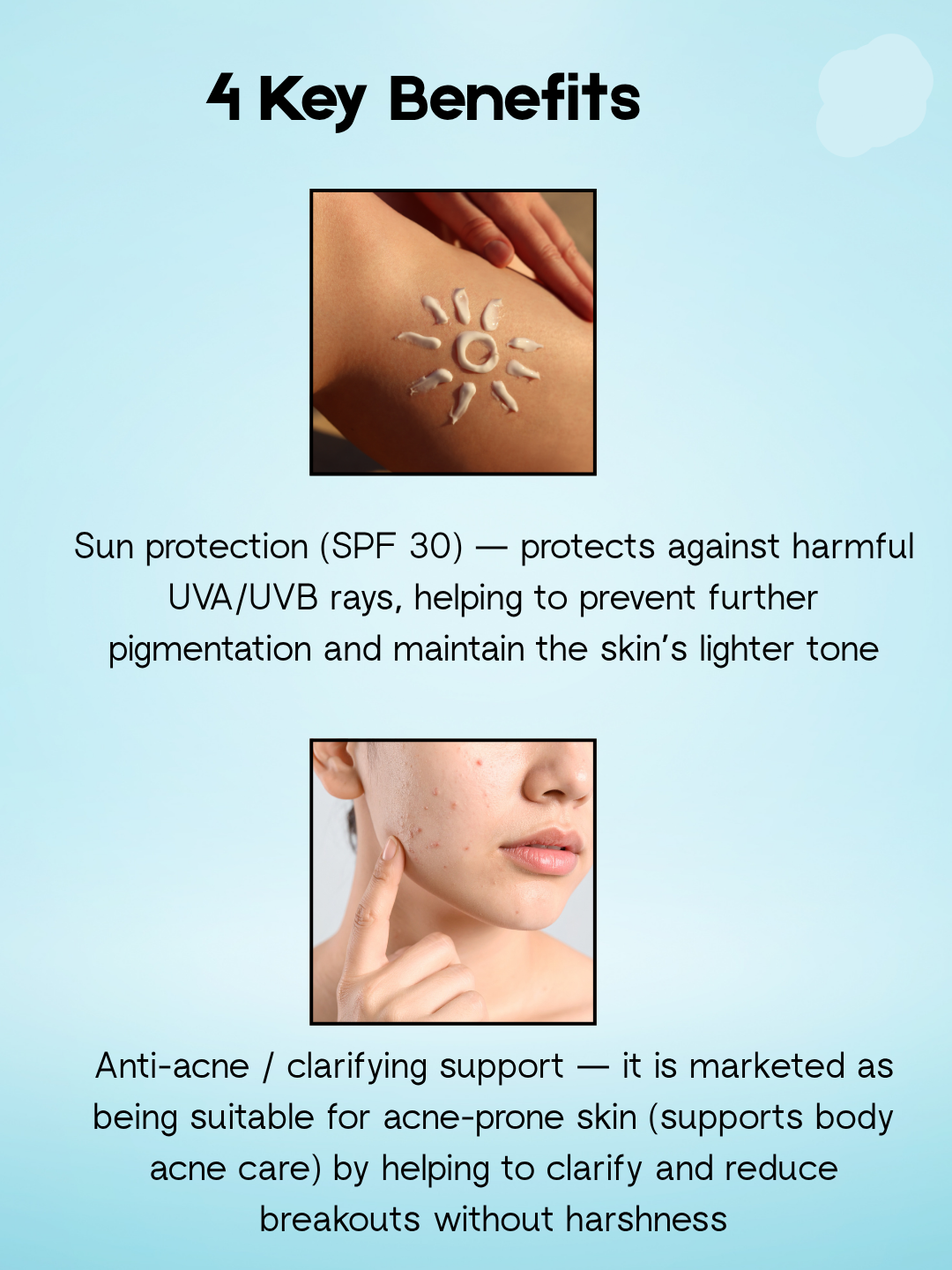 Gluta-C Acne Benefit Packet Essentials – Complete Huidverzorgingsset – Vermindert Puistjes & Onzuiverheden, Helpt de Huidtint te Egaliseren & Hydrateert – Voor een Frisse, Gladde & Gezonde Huid