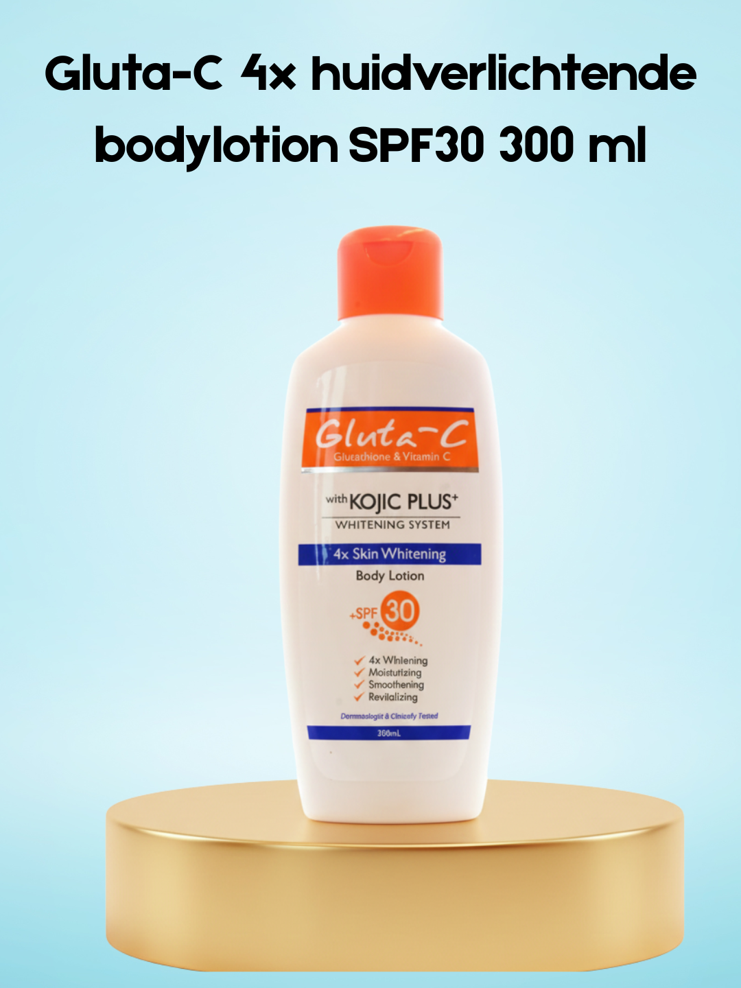 Gluta-C 4300 ml Lotion pour le corps claircissante pour la peau SPF Totaal Beauty Gluta-C 4300 ml Lotion pour le corps claircissante pour la peau SPF Totaal Beauty