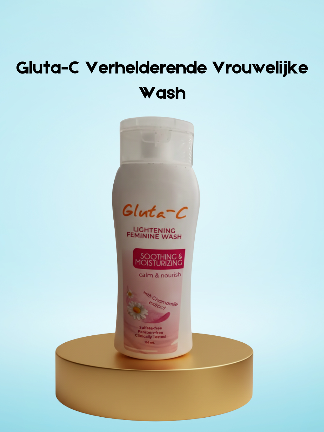Gluta-C Brightening Feminine Wash – Verhelderende & Verzachtende Intieme Was – Helpt de Huidtint te Egaliseren, Vermindert Onzuiverheden & Geurtjes – Voor een Frisse, Zachte & Gezonde Intieme Zone
