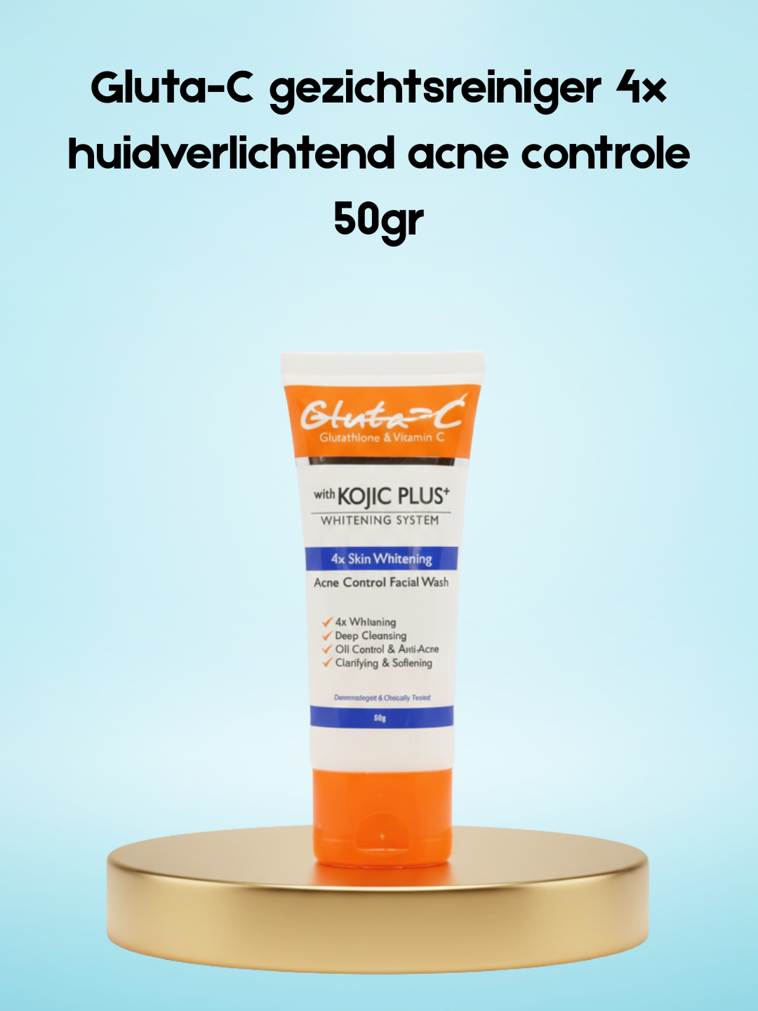 Gluta-C face wash 4x skin lightening acne control 50gr