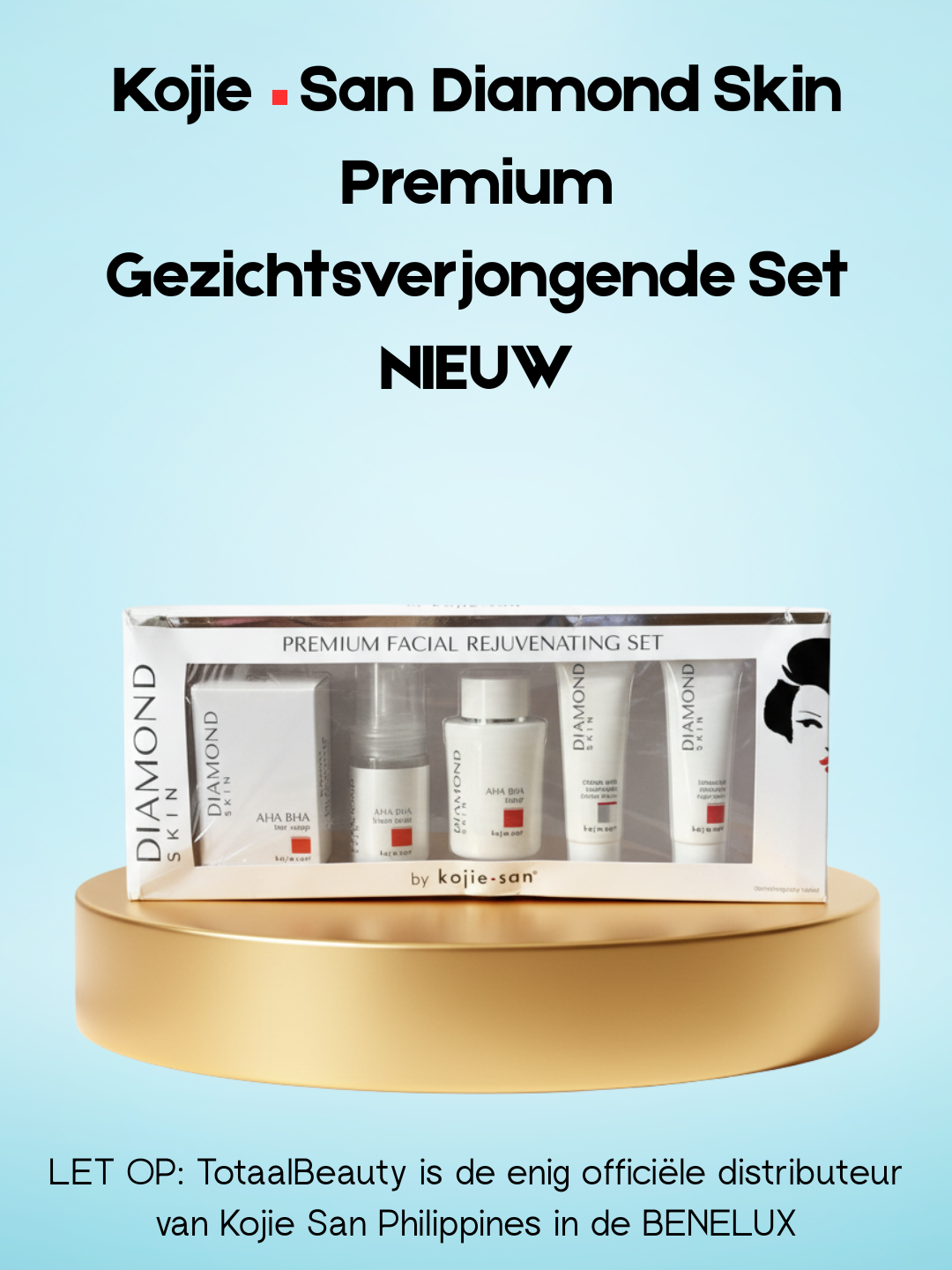 Coffret rajeunissant visage Kojie San Diamond Skin Premium NOUVEAU