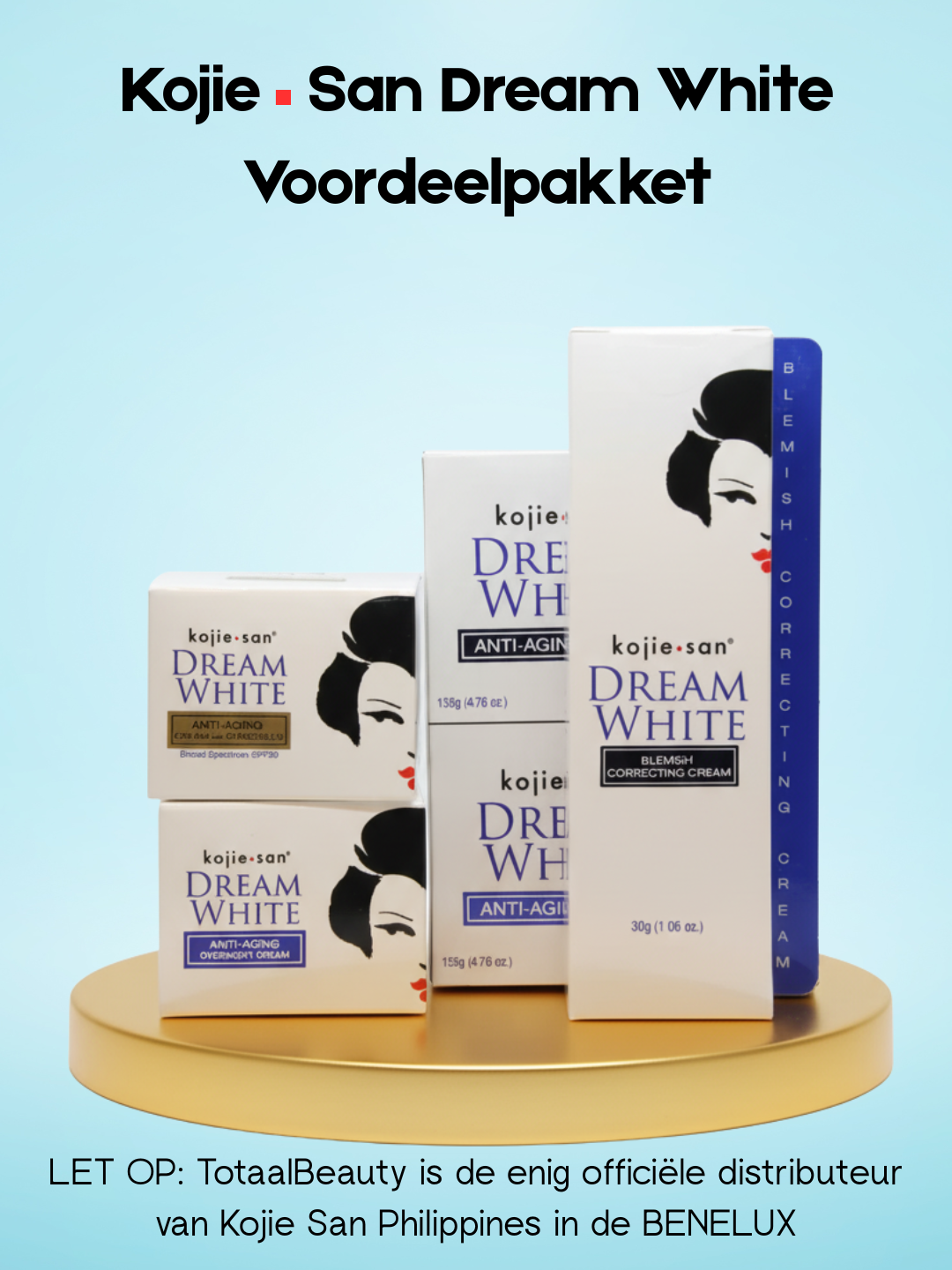 Pack économique Kojie San Dream White