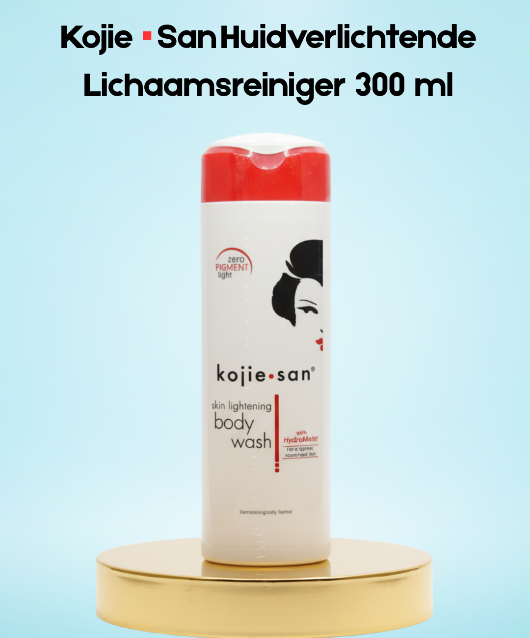 Kojie San Skin Lightening Body Wash – 300 ml – Nettoyant pour le corps polyvalent et régénérant – Aide à nettoyer, égaliser la teinte et l&