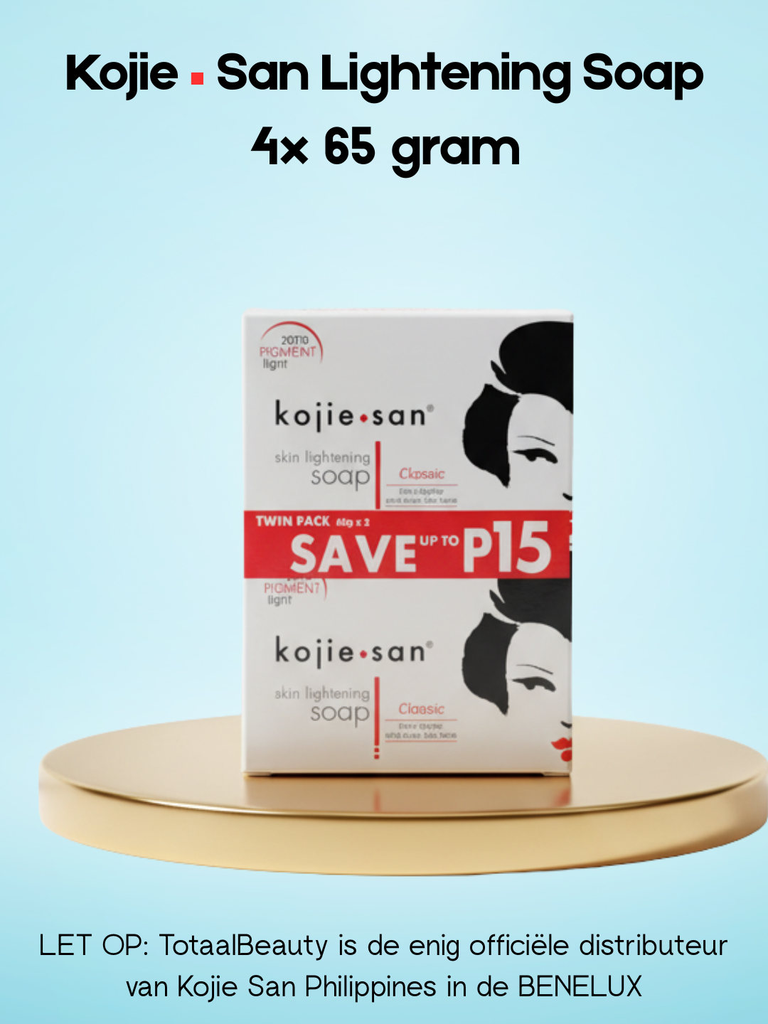 Savon éclaircissant Kojie San 4x 65 grammes