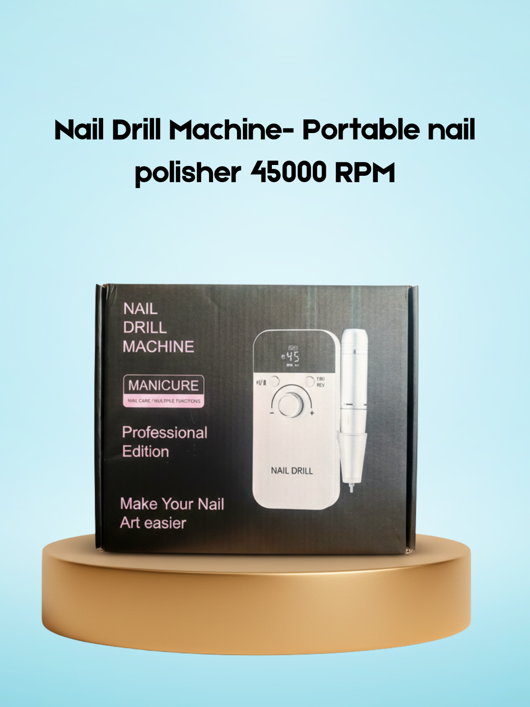 Nail Drill Machine- Portable nail polisher 45000 RPM