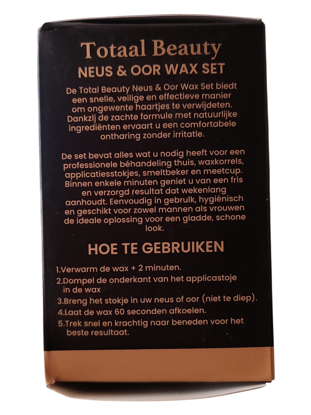 TotaalBeauty Neus & Oor wax set