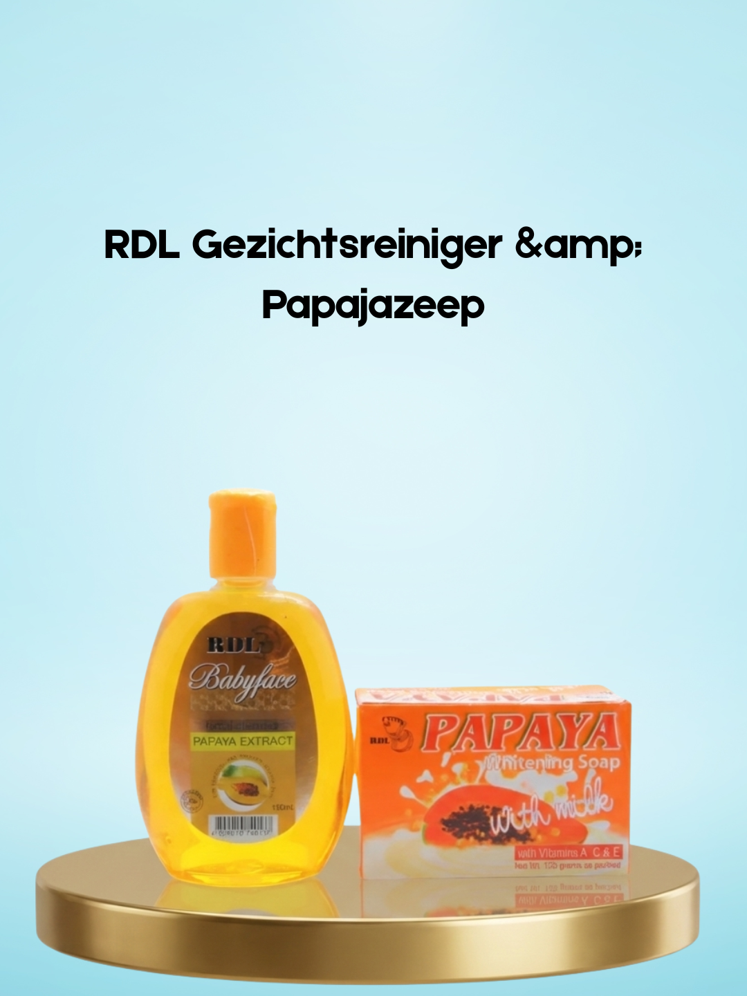 RDL Facial Cleanser & Papaya Soap