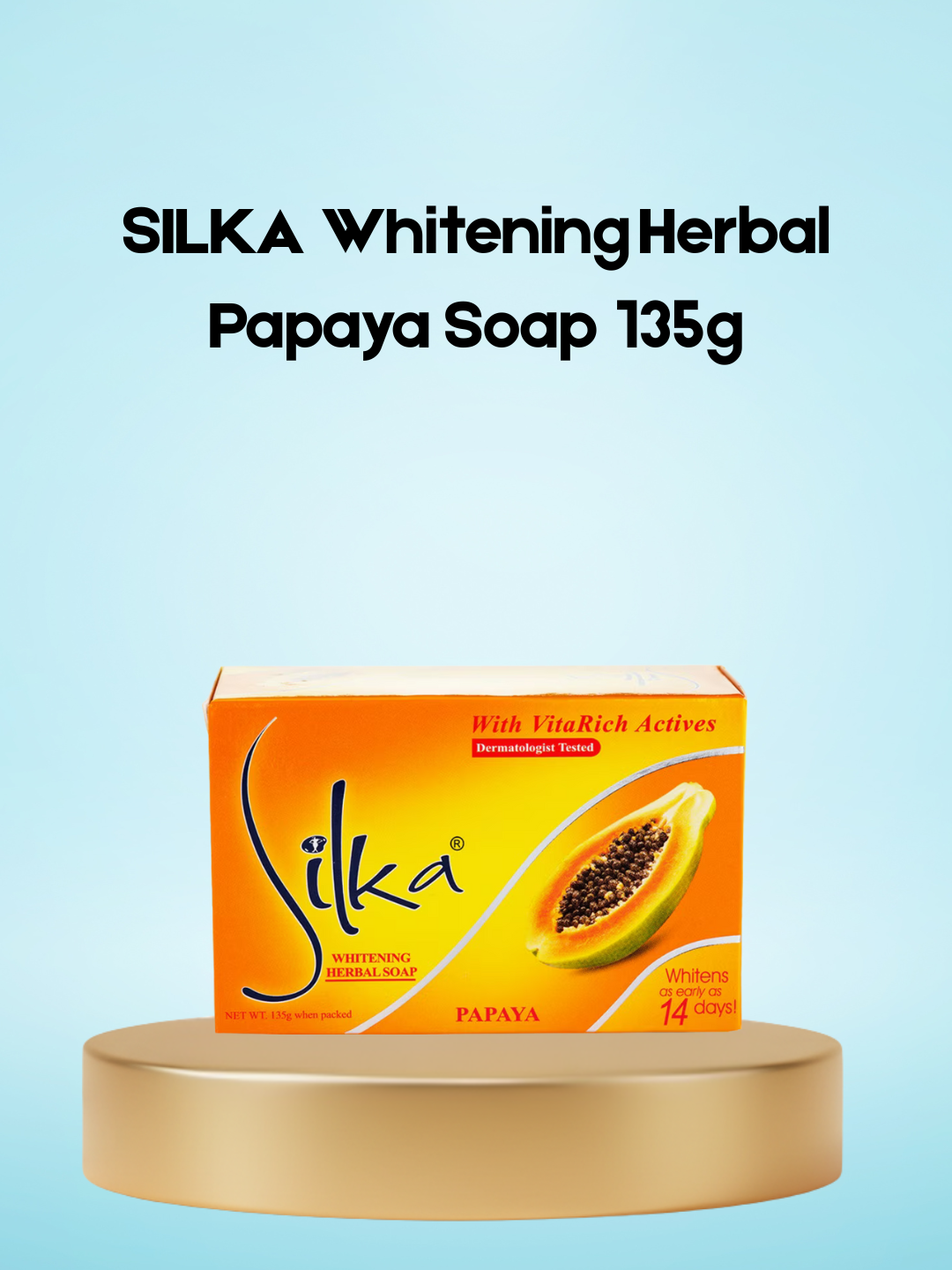 Savon éclaircissant à la papaye Silka 135gr