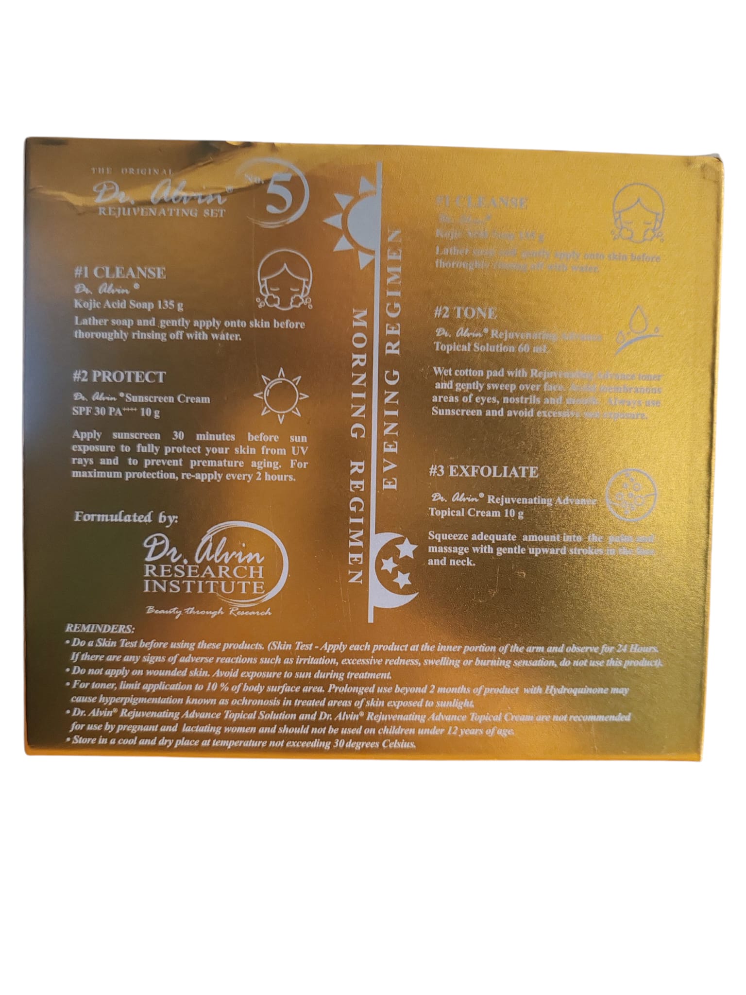 Coffret rajeunissant Dr. Alvin n° 5