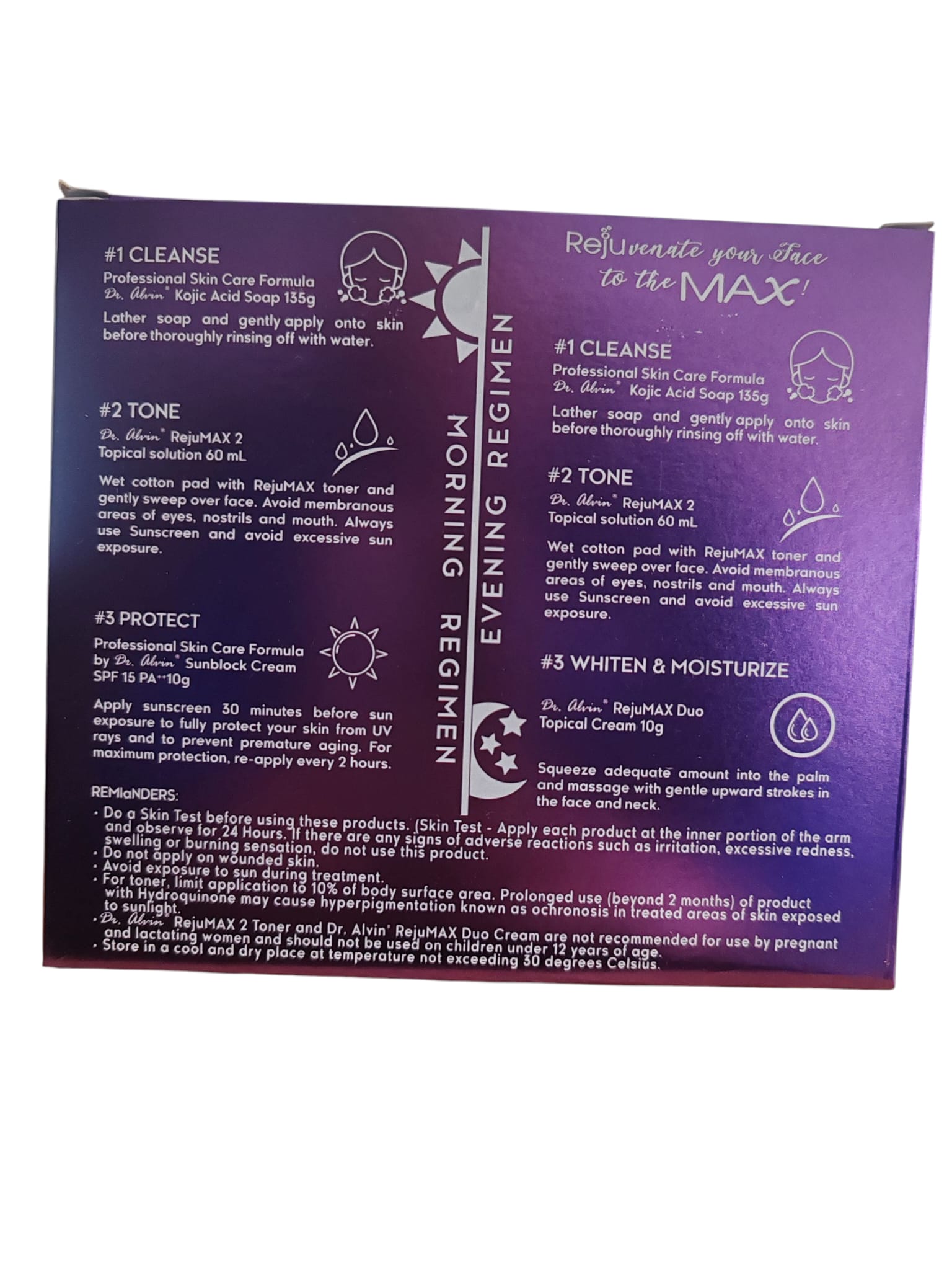 Dr. Alvin Rejuvenating Set No.2 – Complete Huidverzorgingsset – Hydrateert, Verjongt & Verfrist de Huid – Vermindert Fijne Lijntjes, Egaliseert de Huidtint & Geeft een Stralende, Gladde & Gezonde Teint