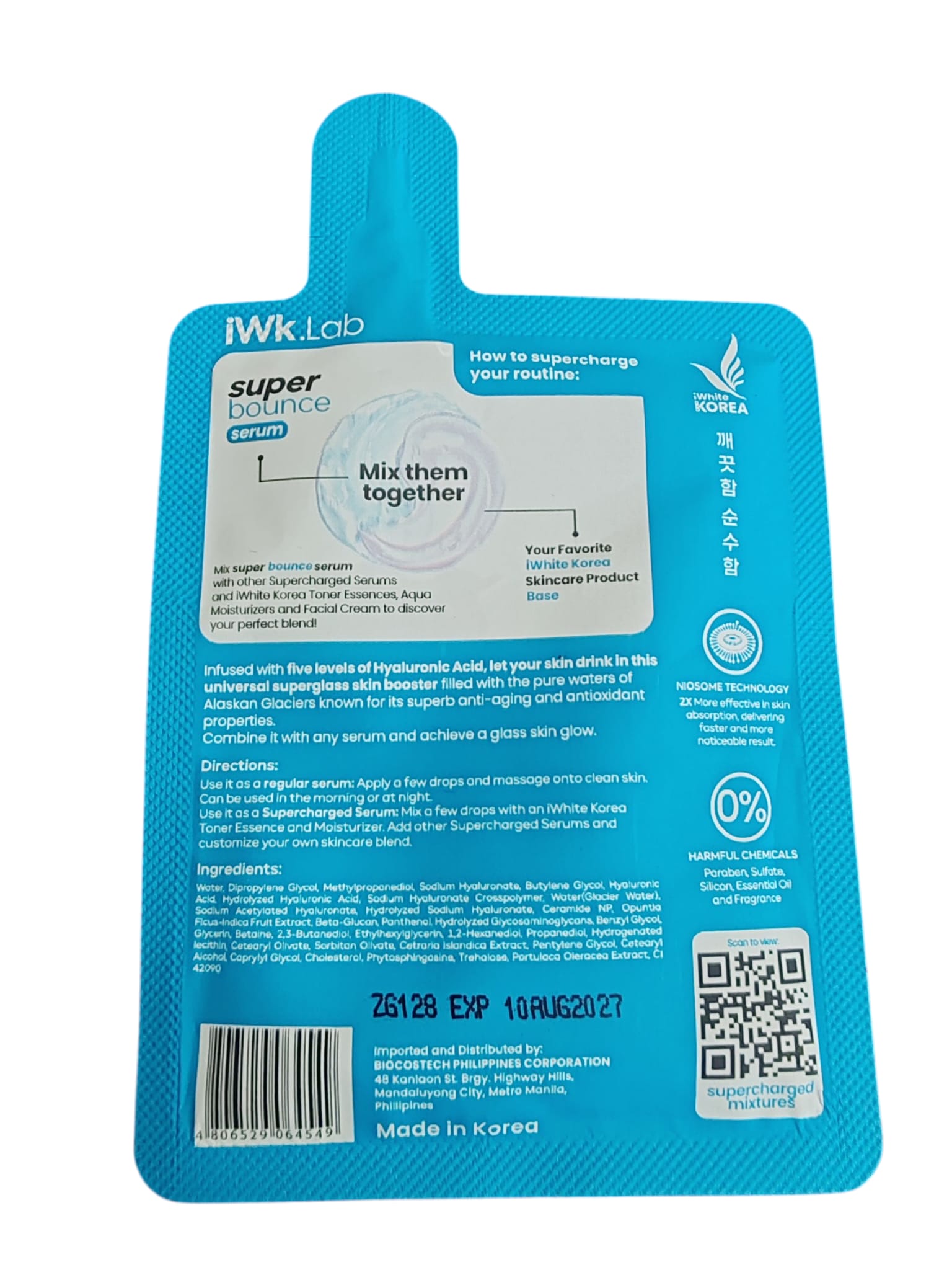 iWk.lab Super bounce sesrum (Universal glass skin booster)
