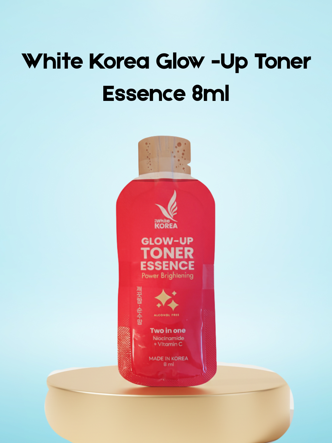 White Korea Glow -Up Toner Essence 8ml