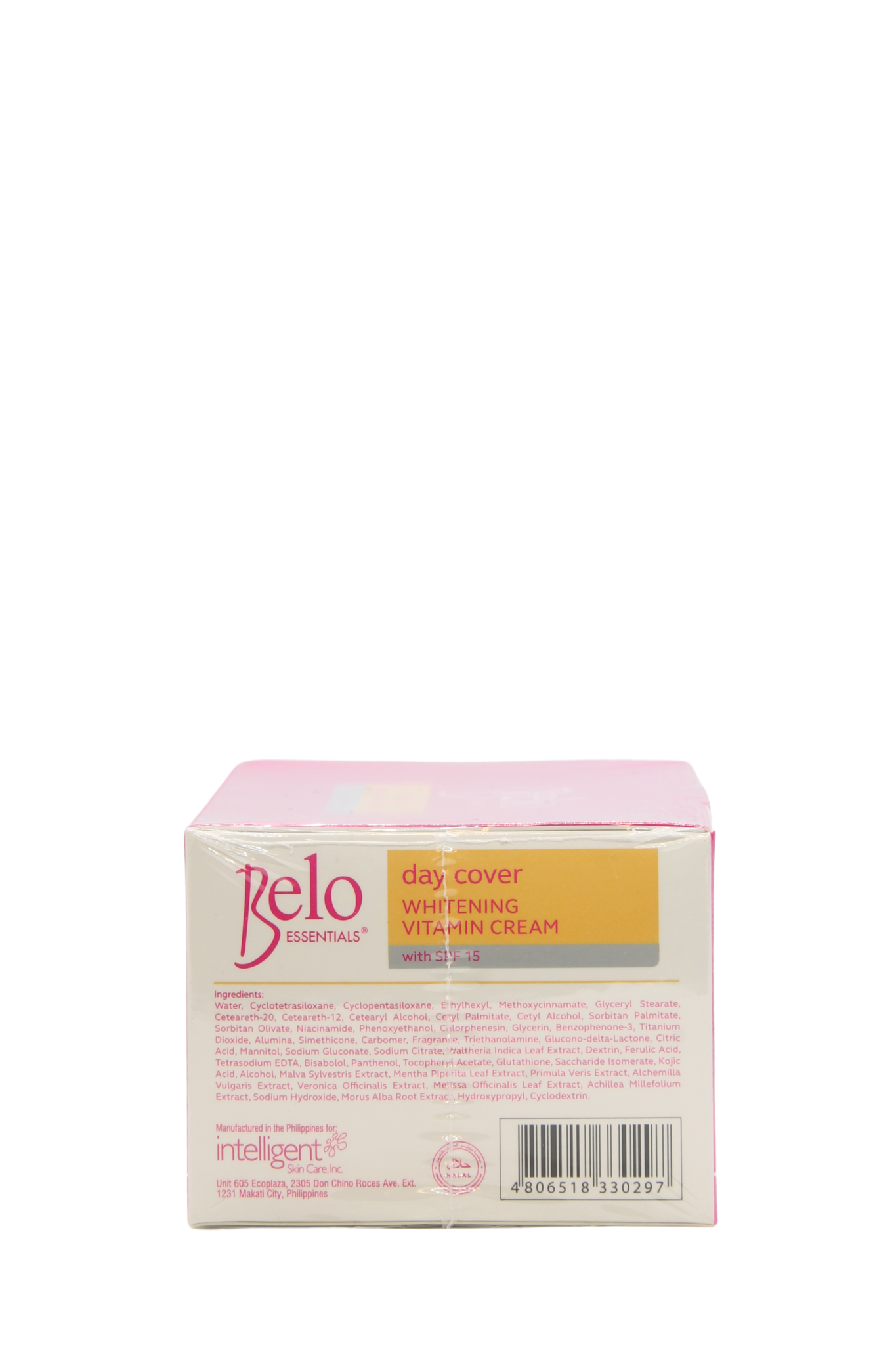 Crème visage éclaircissante Belo Essentials SPF15 50 g