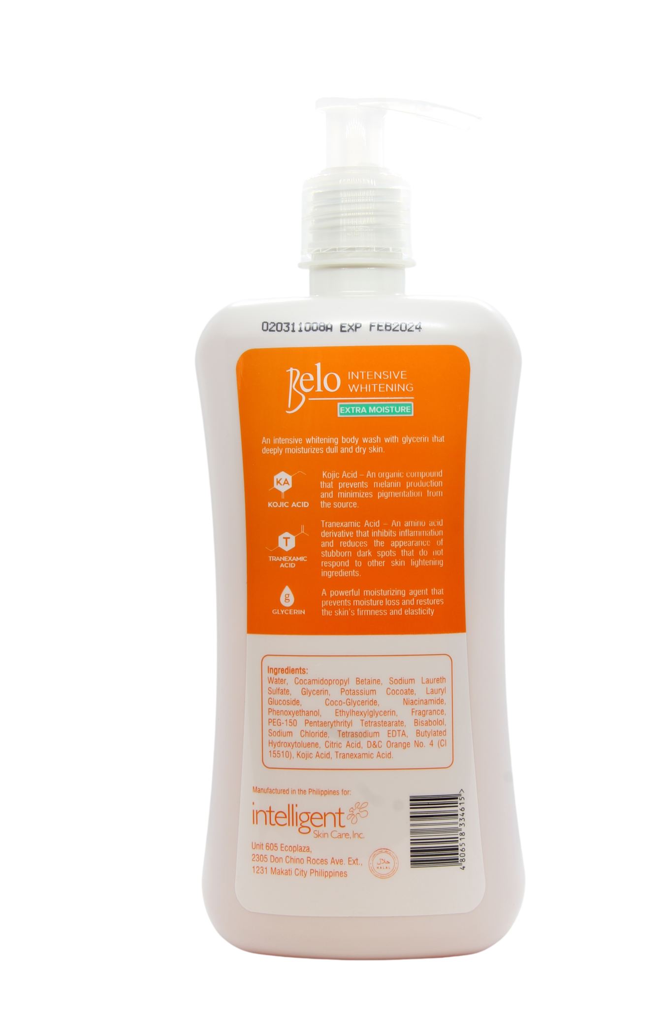Gel douche éclaircissant Belo 475 ml