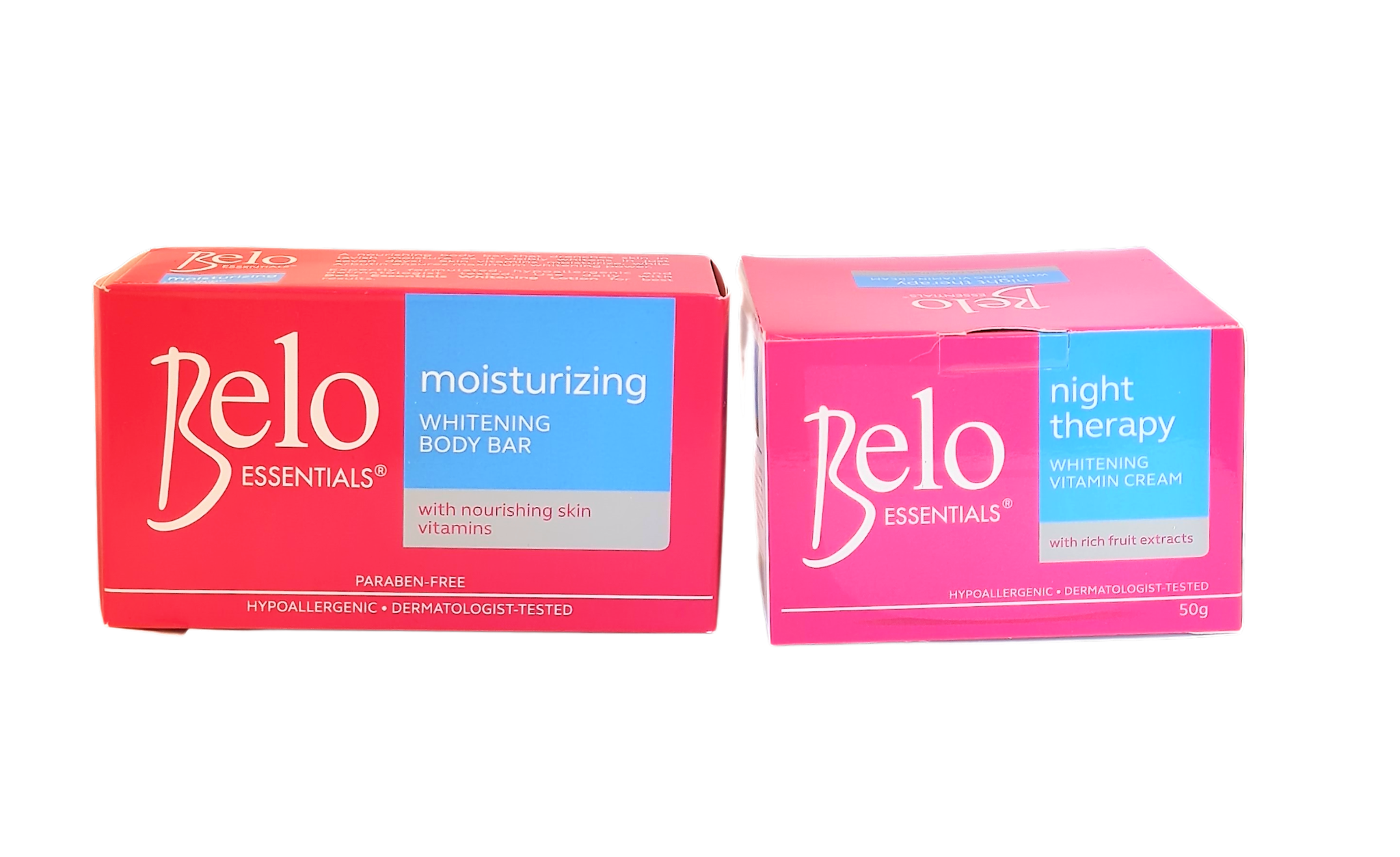 Crème éclaircissante Belo Night Therapy 50 g + Savon éclaircissant hydratant Belo 135 g