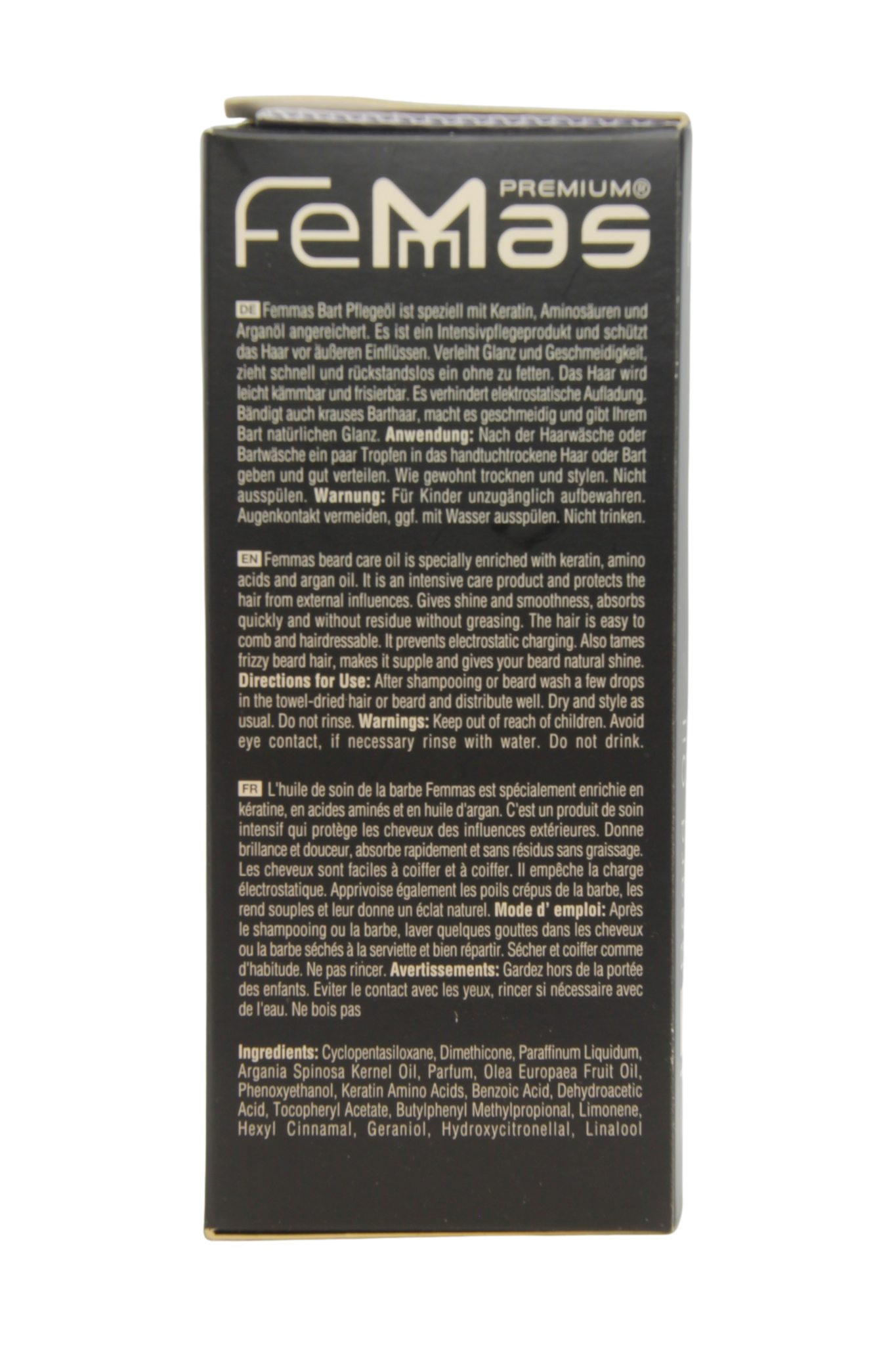 Huile à barbe premium Femmas 50 ml