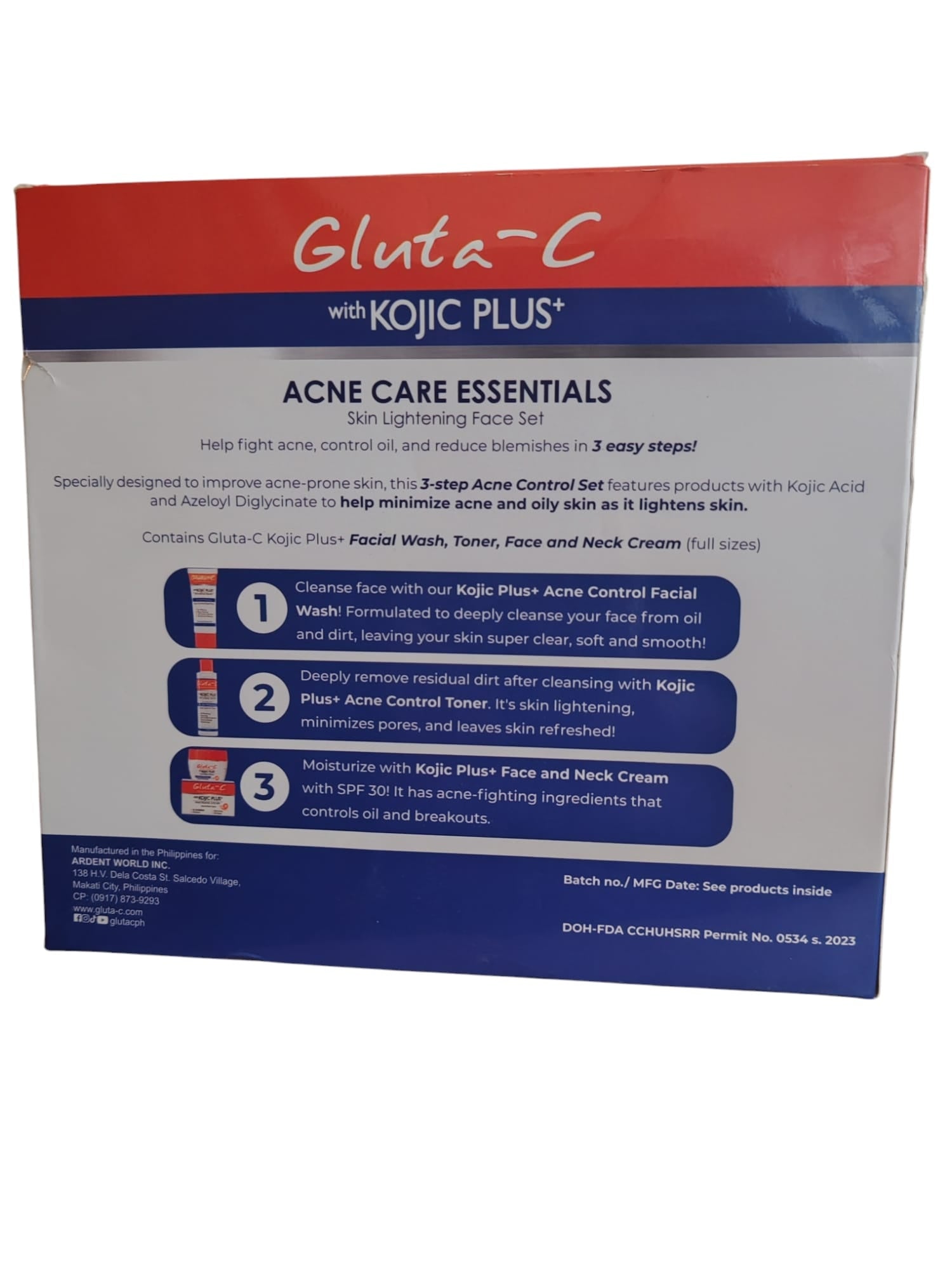 Gluta-C Acne Benefit Packet Essentials