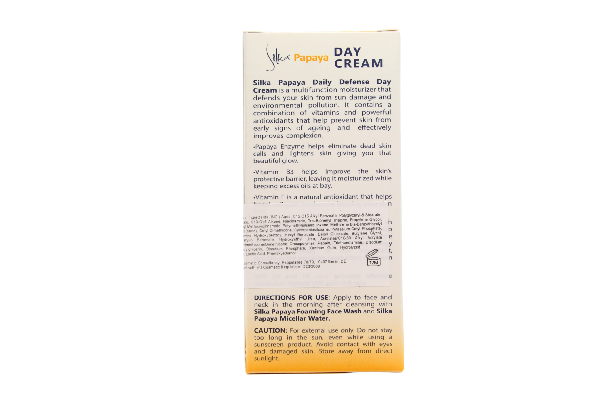 Crème de jour Silka Papaya 30 ml