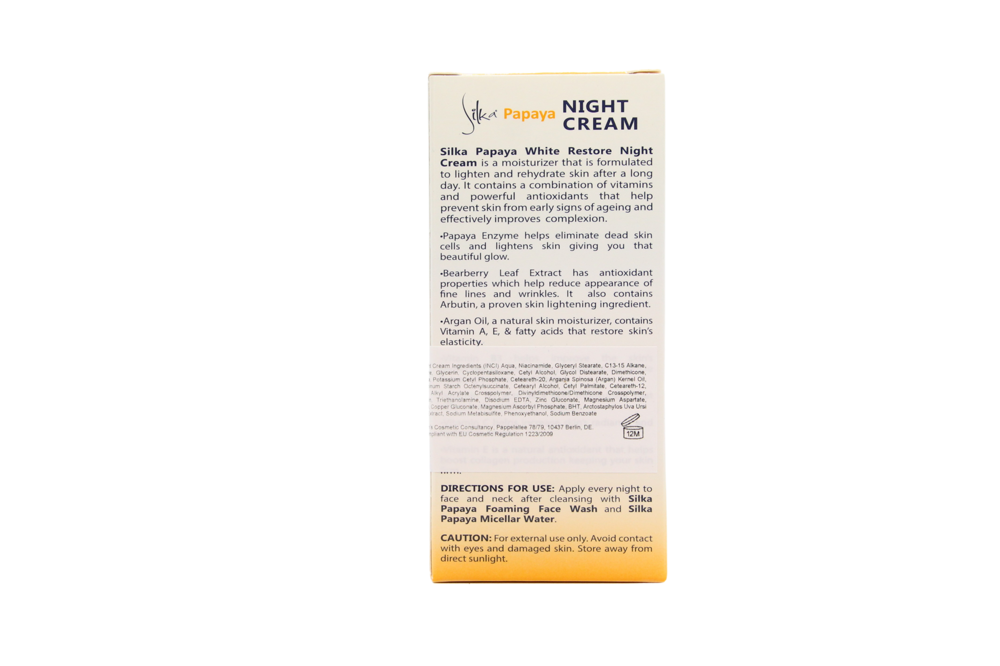 Silka Papaya day + night cream