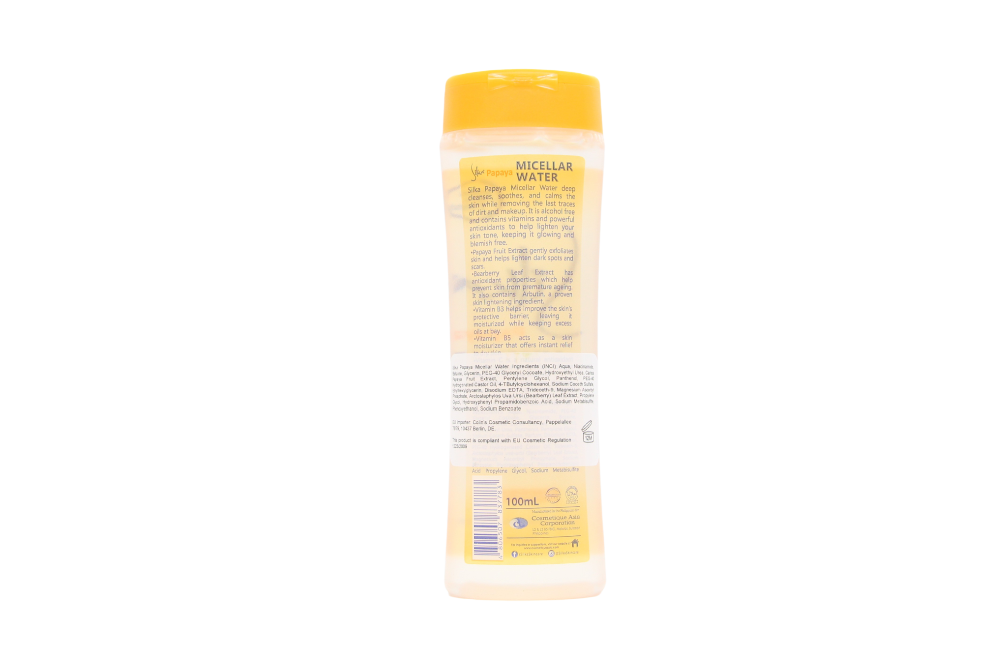 Silka Eau Micellaire Papaye 100 ml