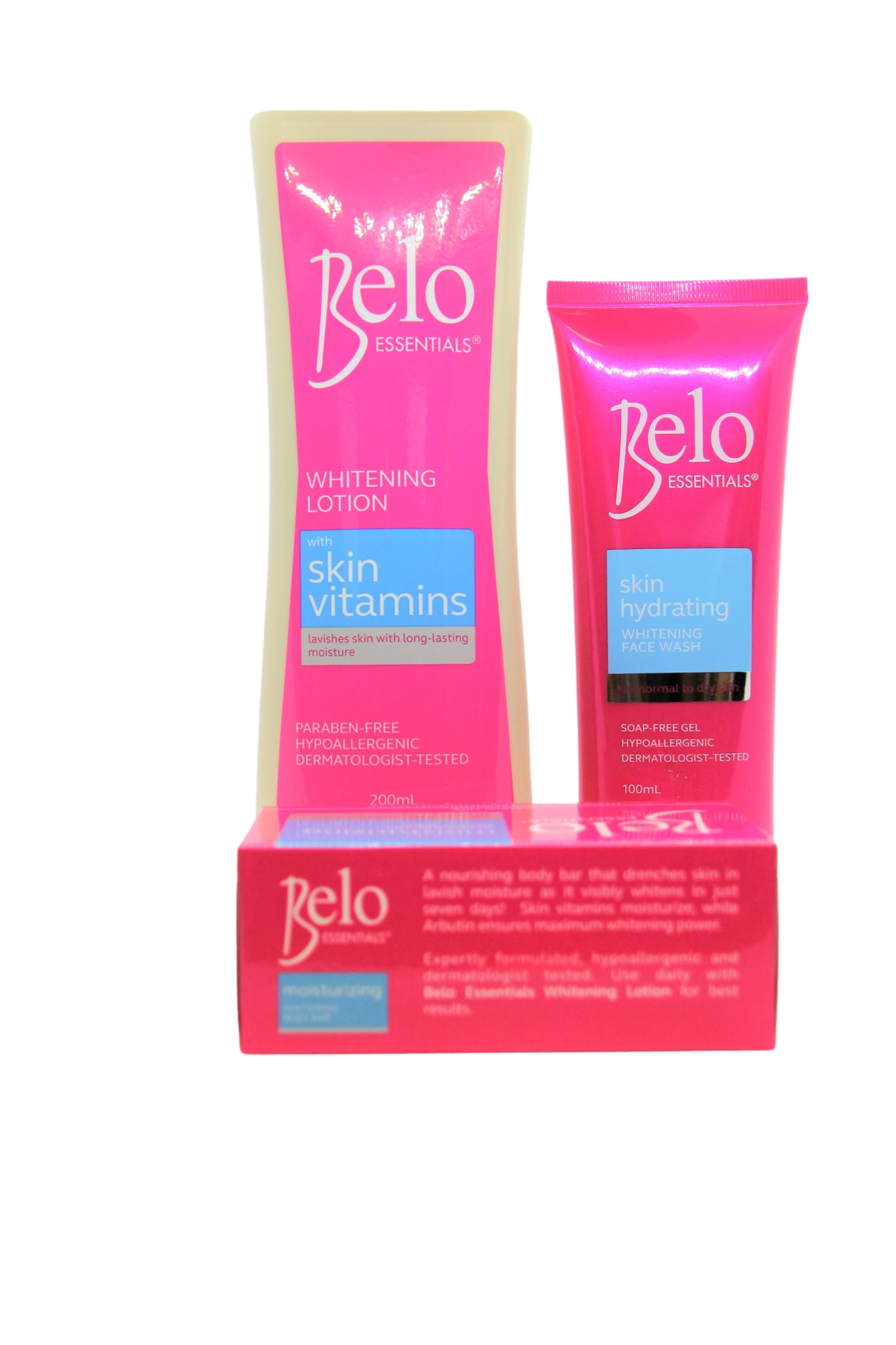 Pack économique Belo Essentials Hydratant et blanchissant