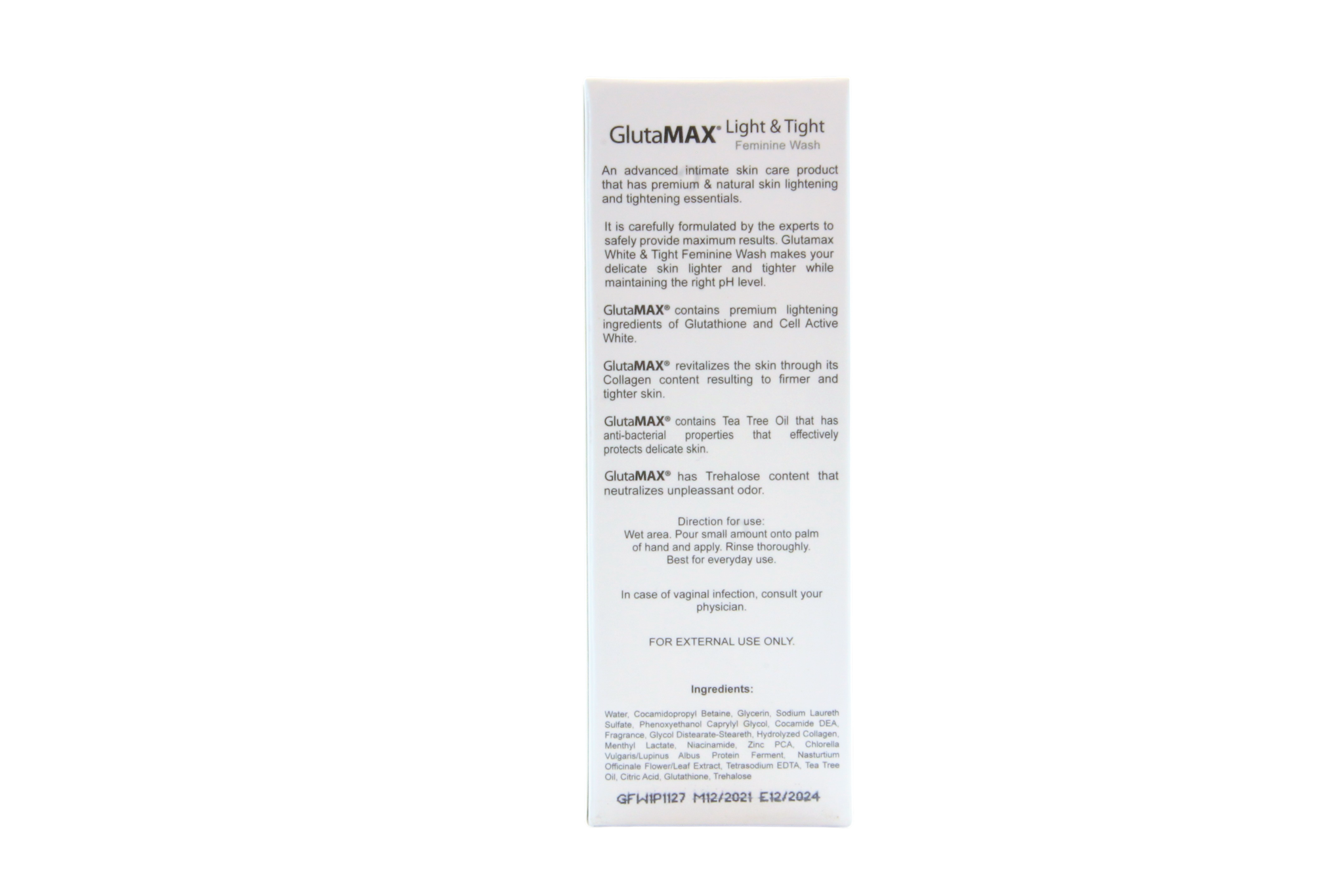 GlutaMAX Light & Tight Feminine wash, for intimate care, 50 ml