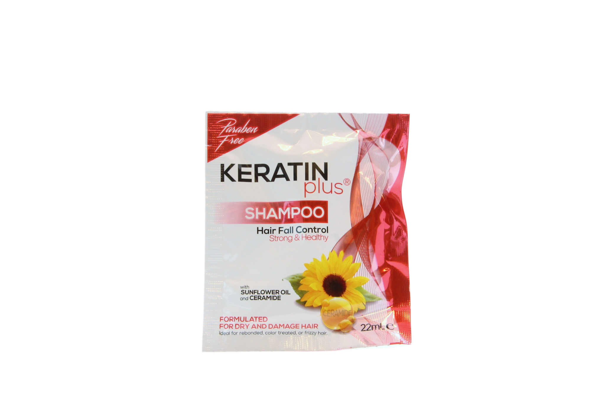 Shampooing Keratin Plus pour des cheveux plus forts, 6 x 22 ml