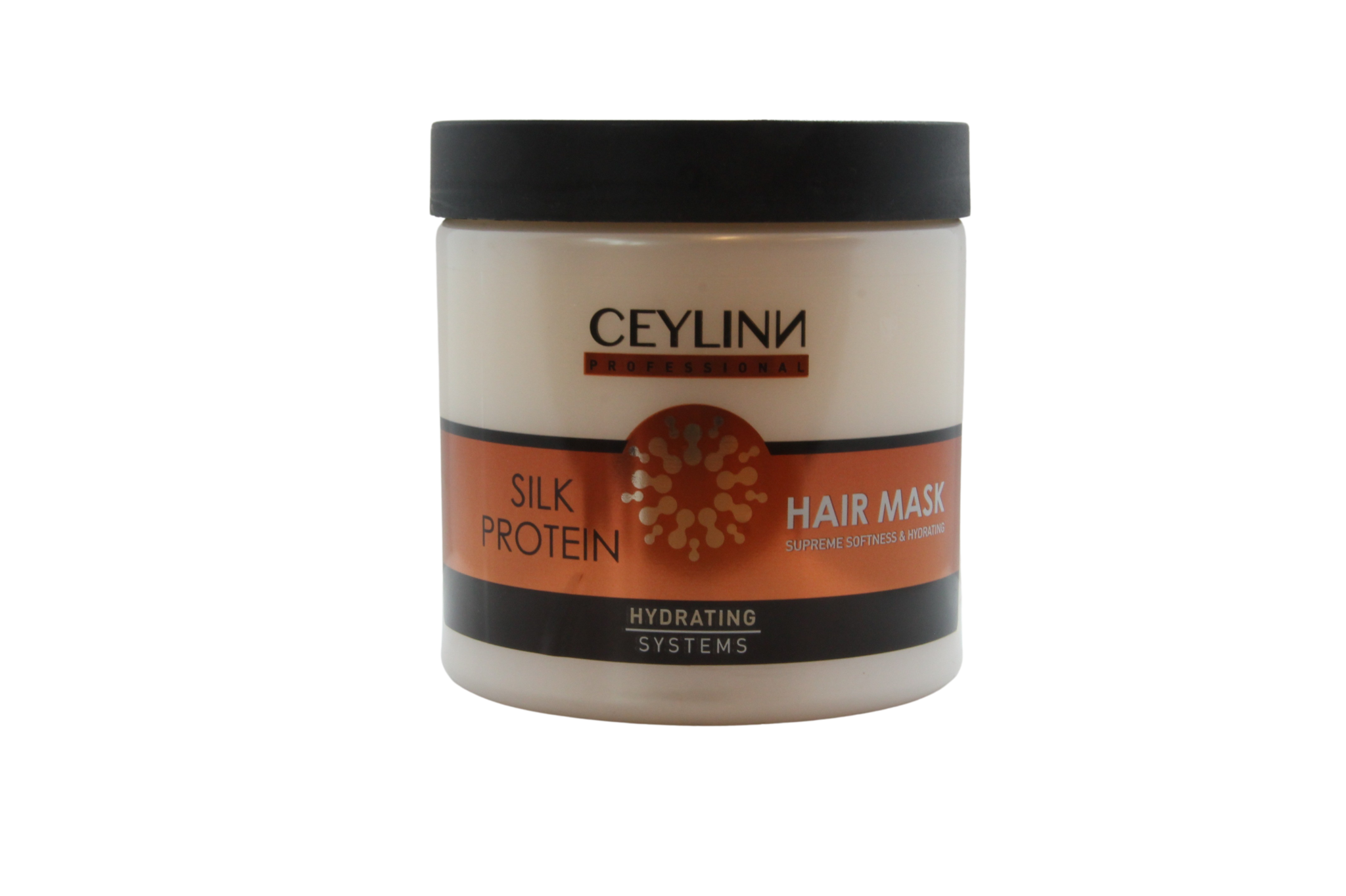 Masque capillaire professionnel aux protéines de soie Ceylinn 500 ml