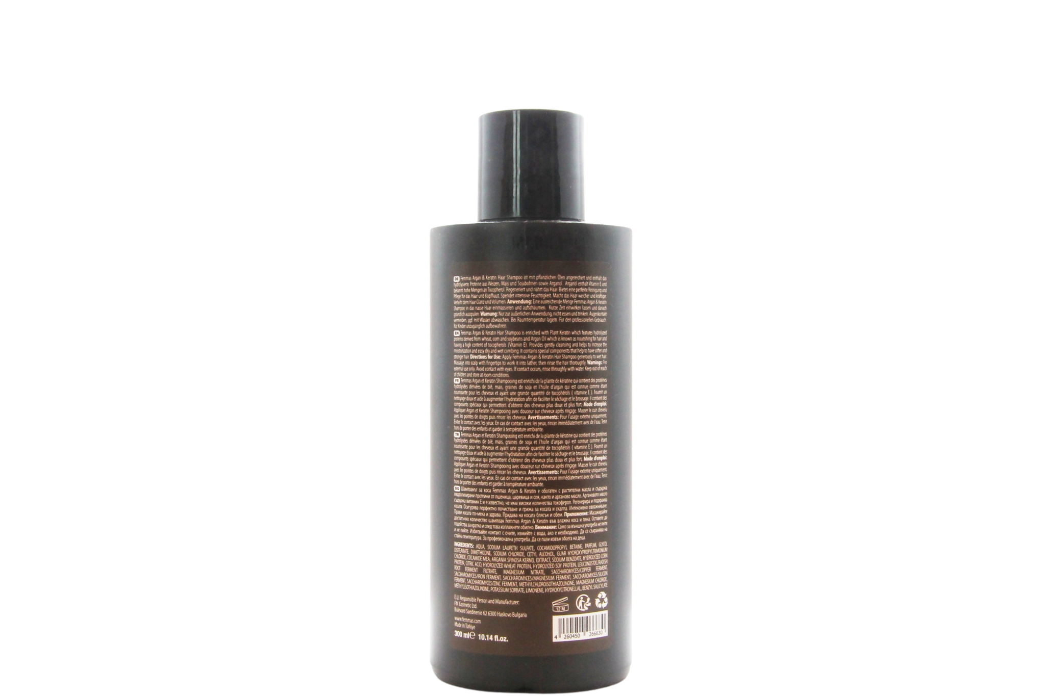 Shampoing Femmas Argan & Kératine 300 ml