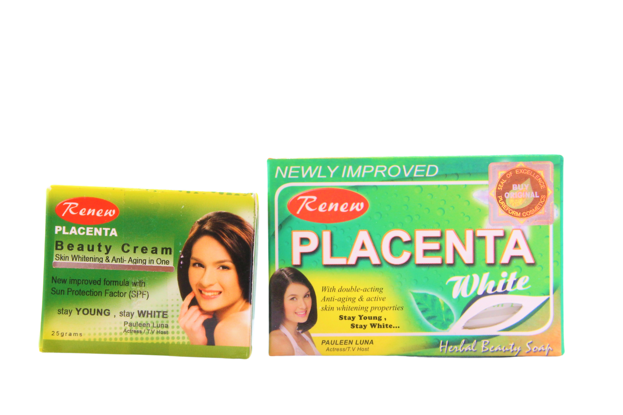 Renew Placenta Soap White + Placenta Beauty Cream